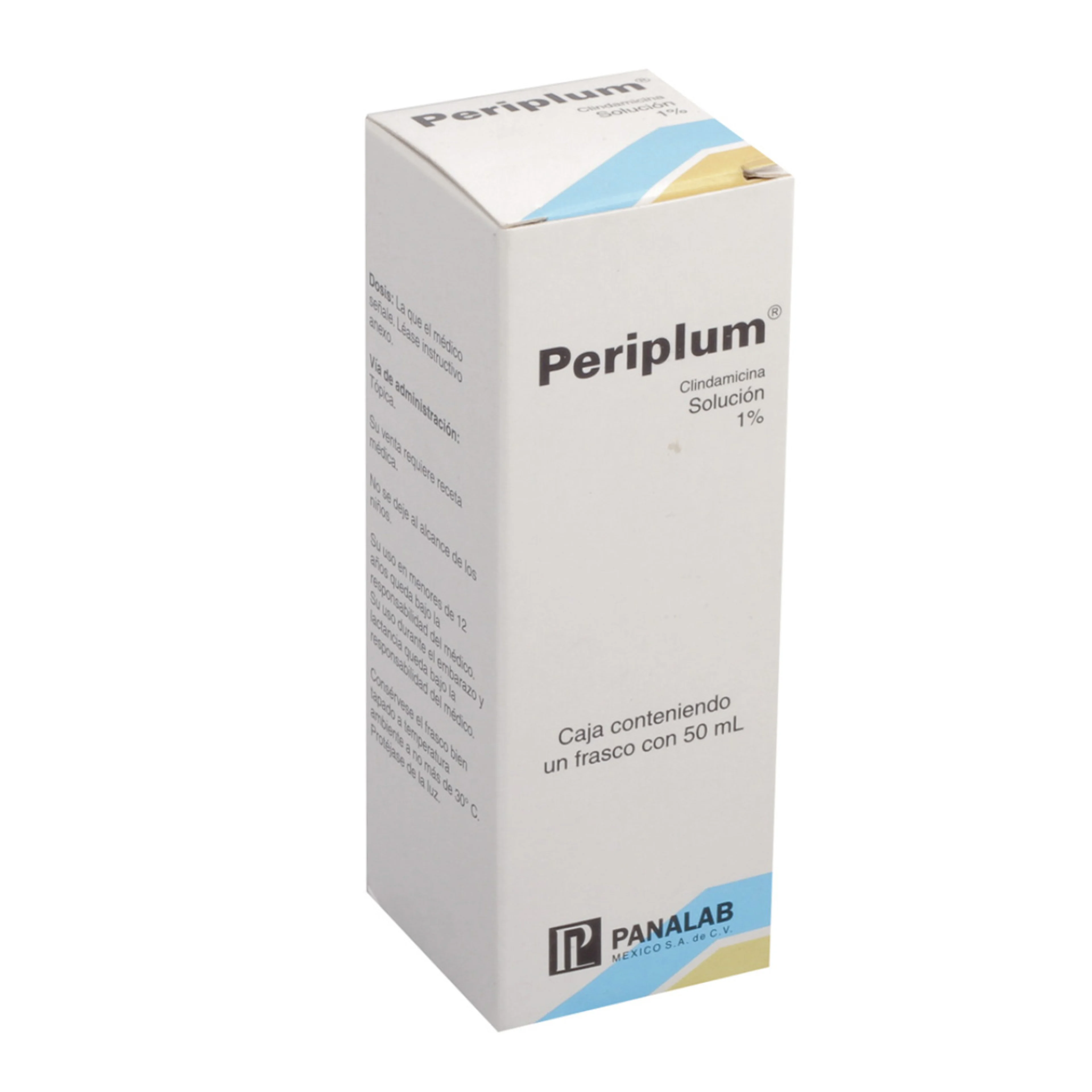 Periplum Clindamicina 1% Solución Tópica Con 50 Ml 