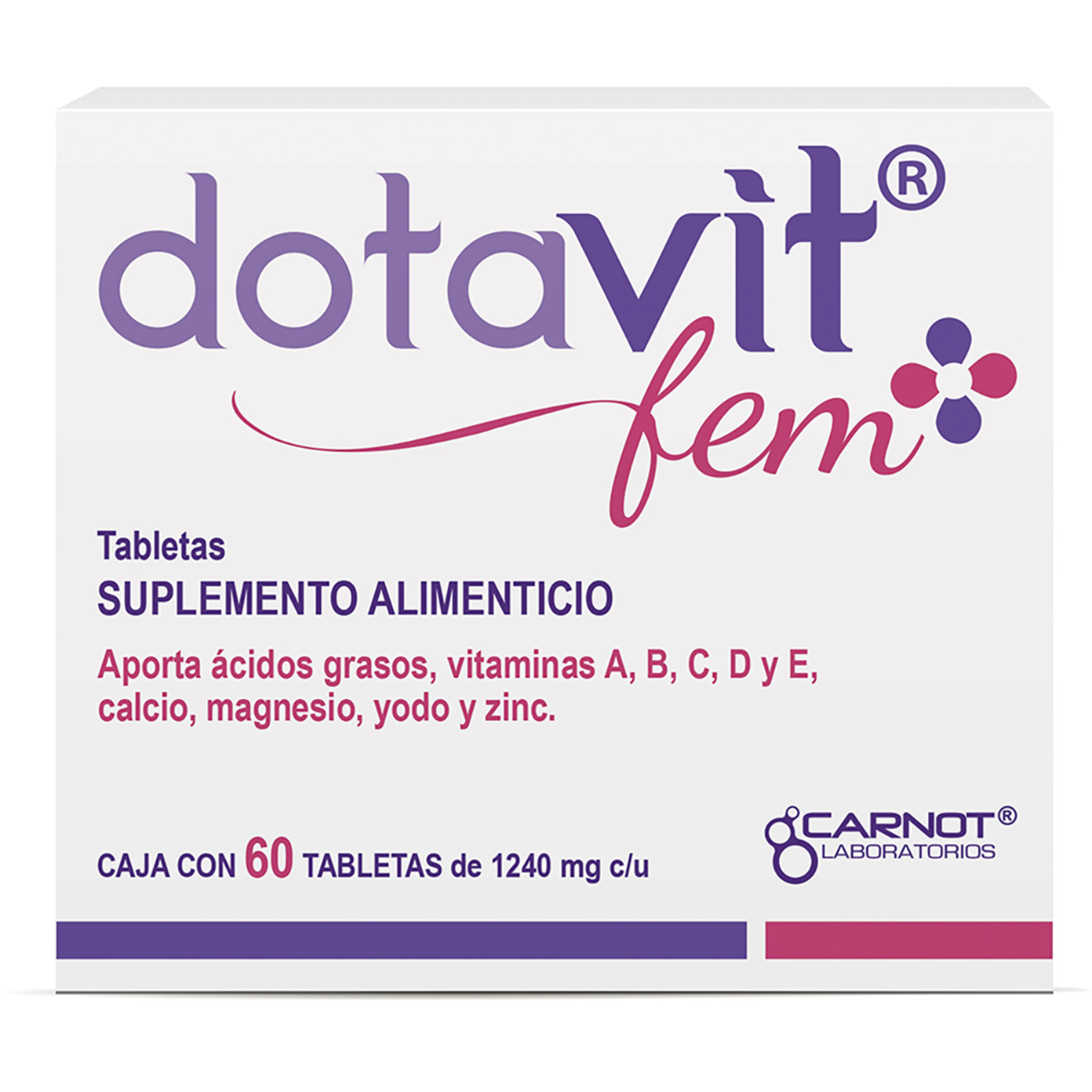Dotavit Fem Multivitamínico con 60 Tabletas