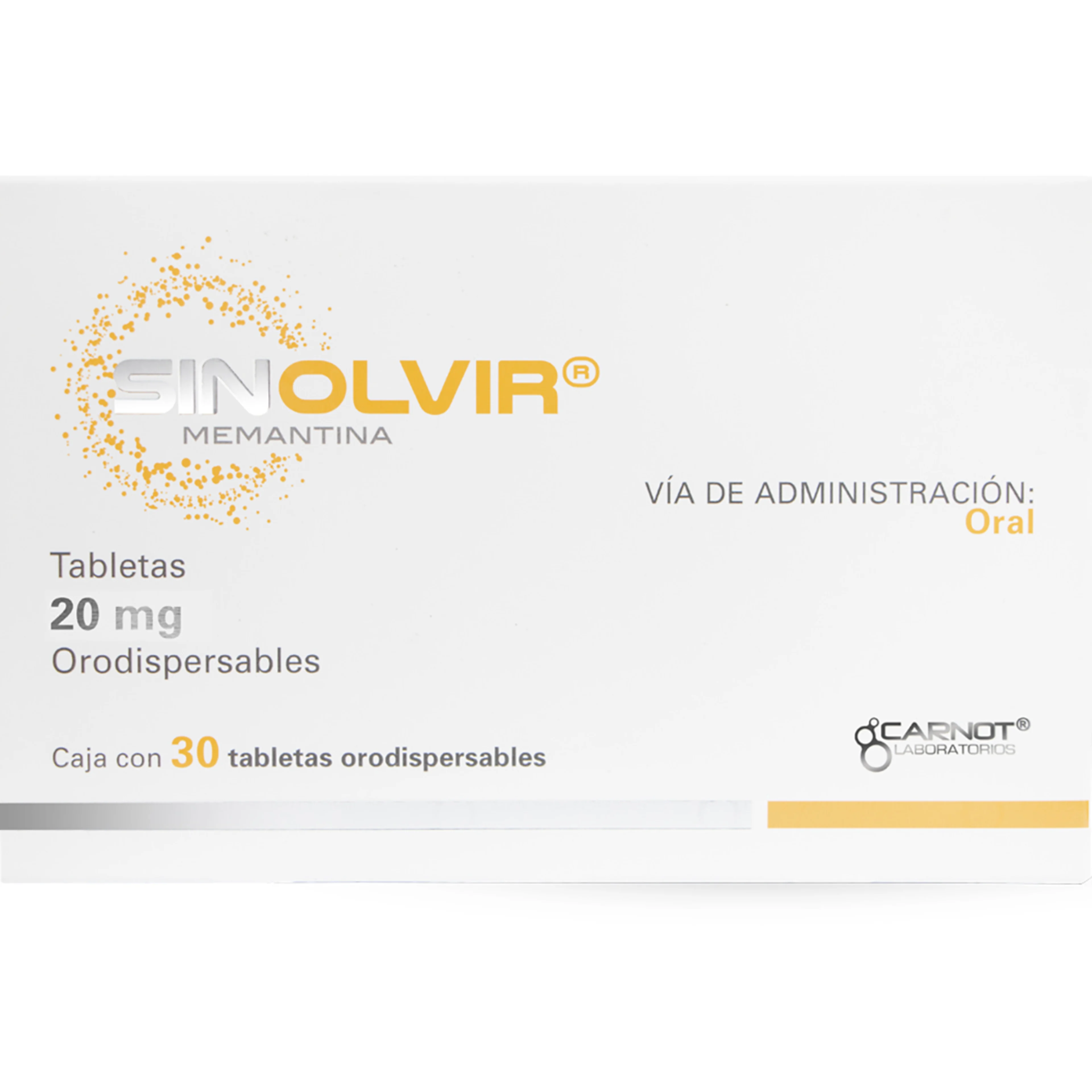 Sinolvir 20 Mg Con 30 Tabletas