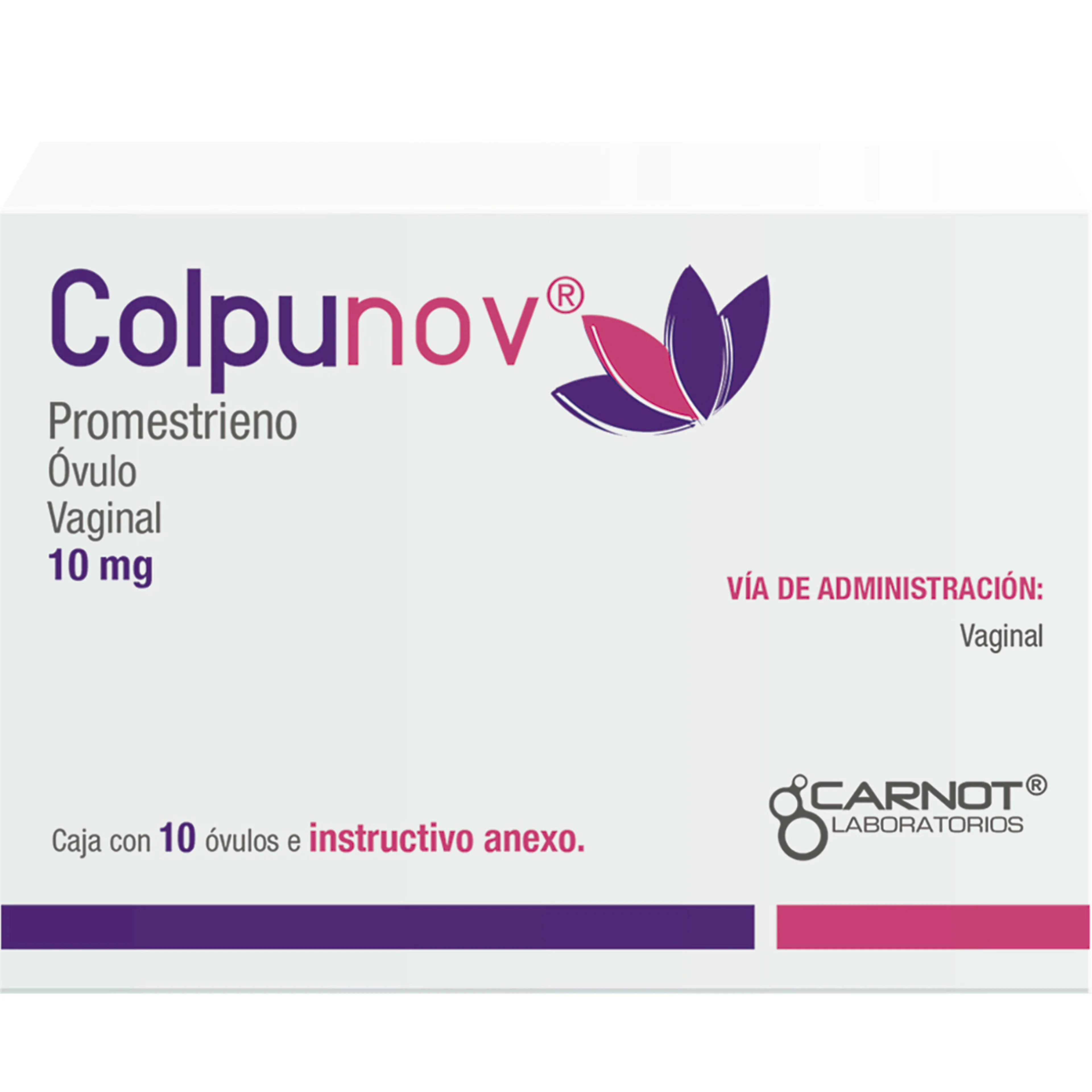 Colpunov 10 Mg Con 10 Óvulos Vaginales