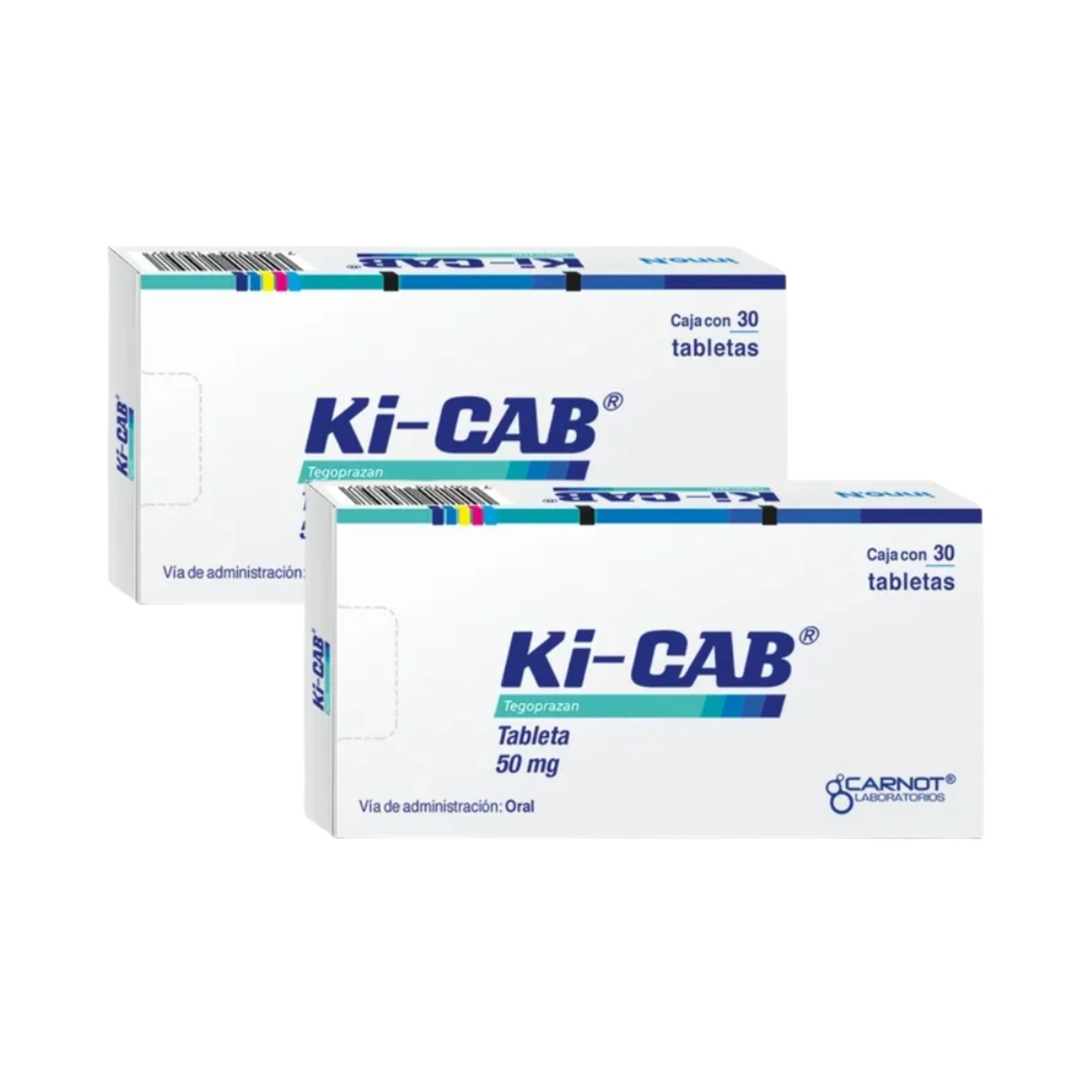 Pack De 2 Ki-Cab 50 Mg 30 Tabletas
