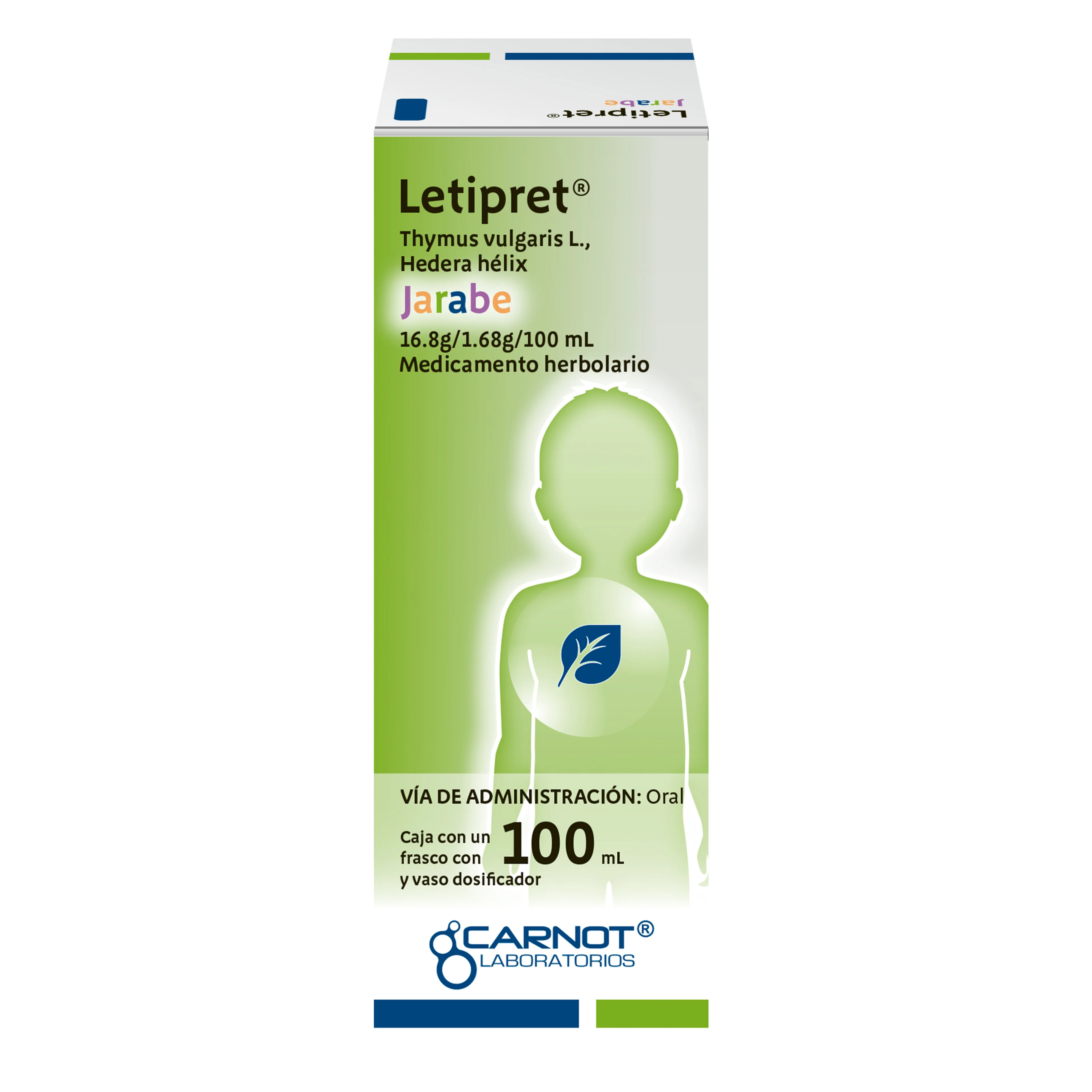 Letipret Thymus Vulgaris 16.8 G/ Hedera Hélix 1.68 G Jarabe 100 Ml