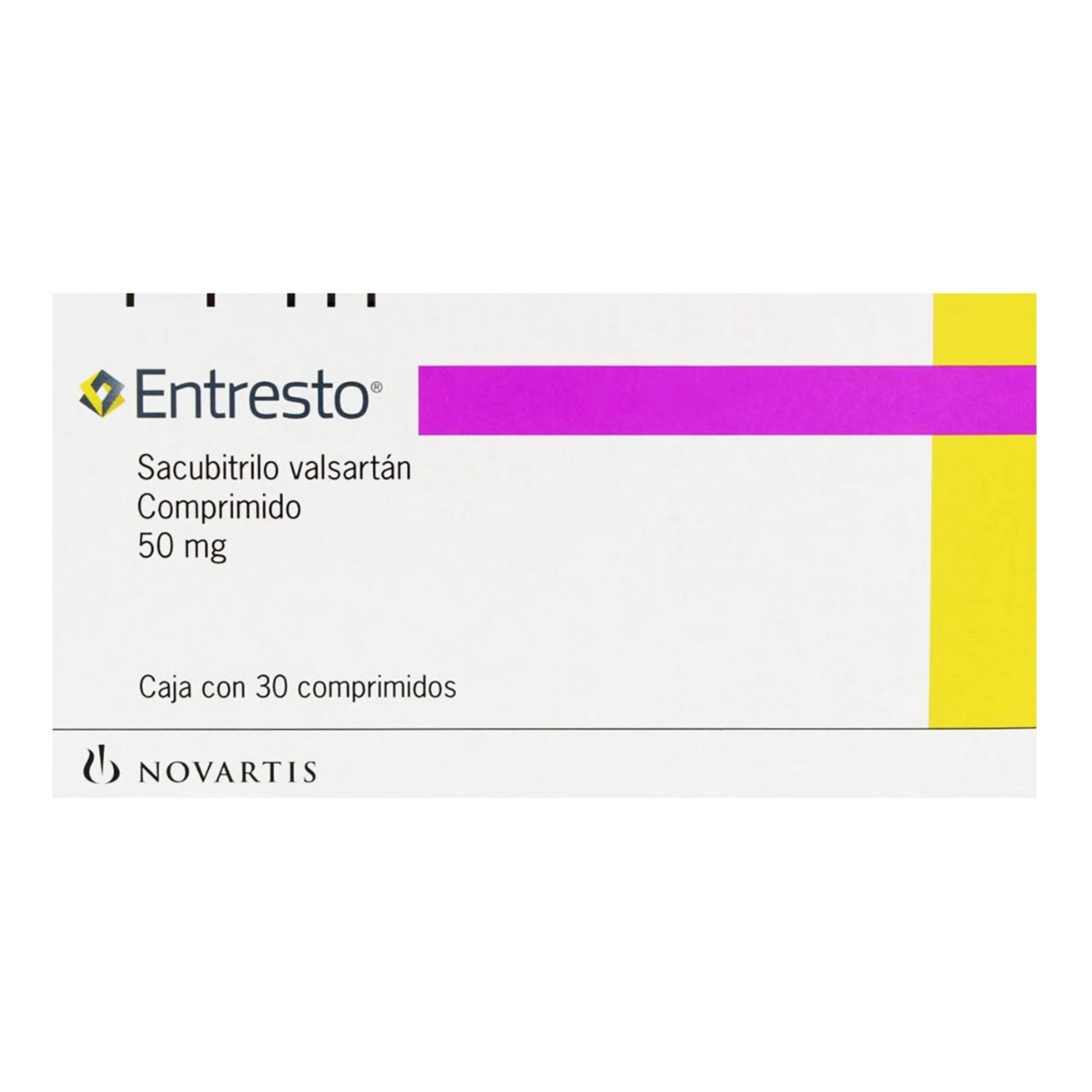 Entresto 50 Mg Con 30 Comprimidos