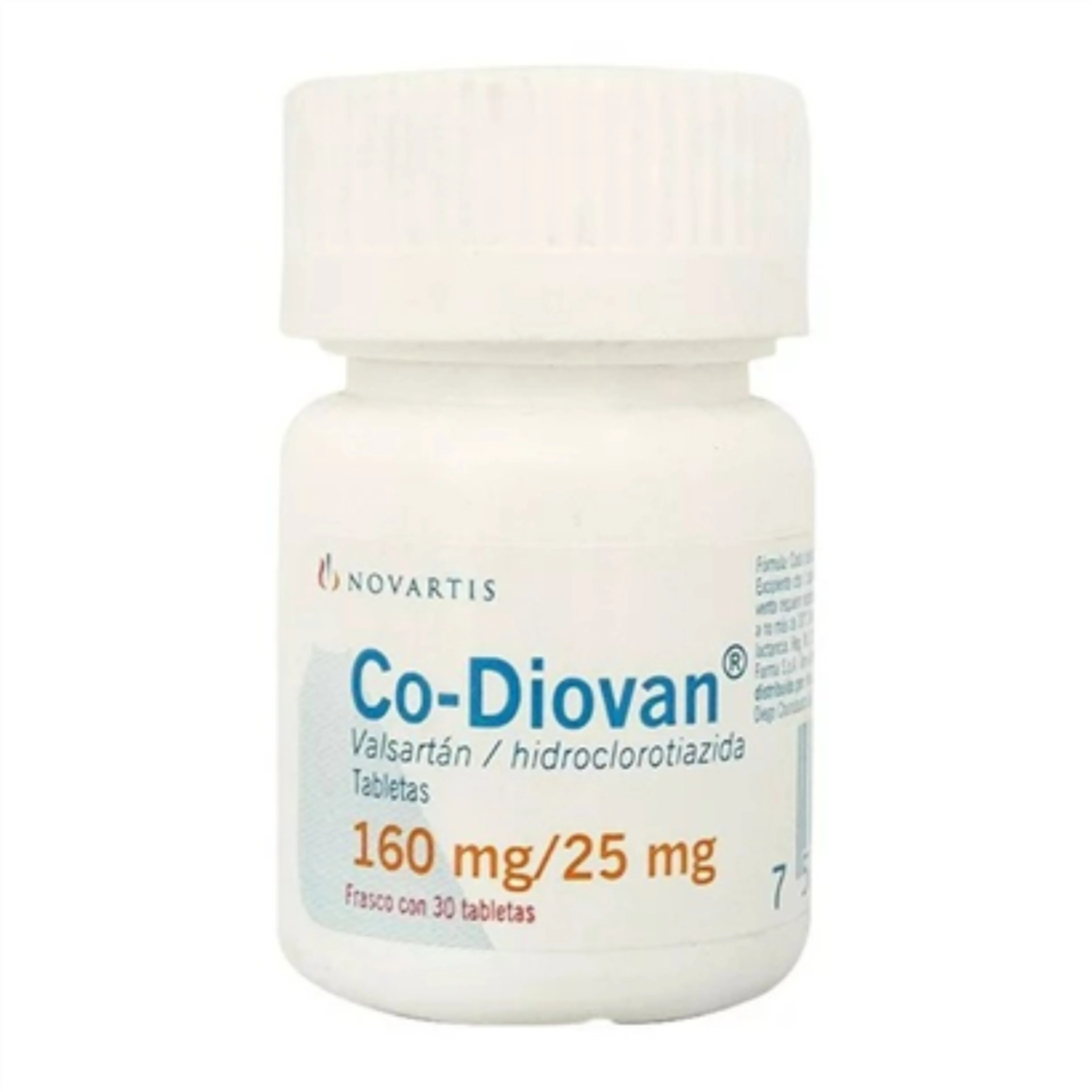 Co-Diovan 160 Mg / 25 Mg Con 30 Tabletas