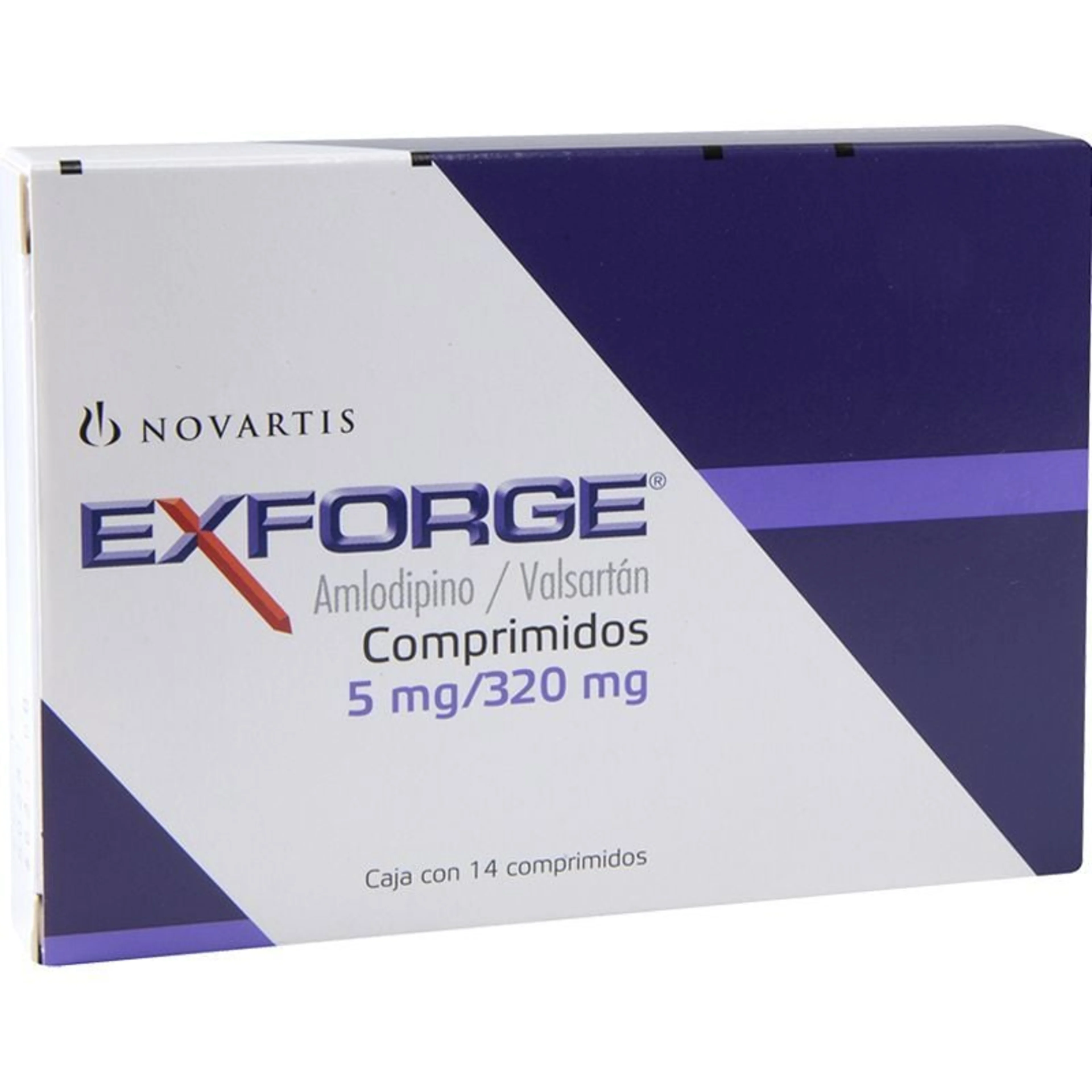 Exforge 5/320 Mg Con 14 Comprimidos