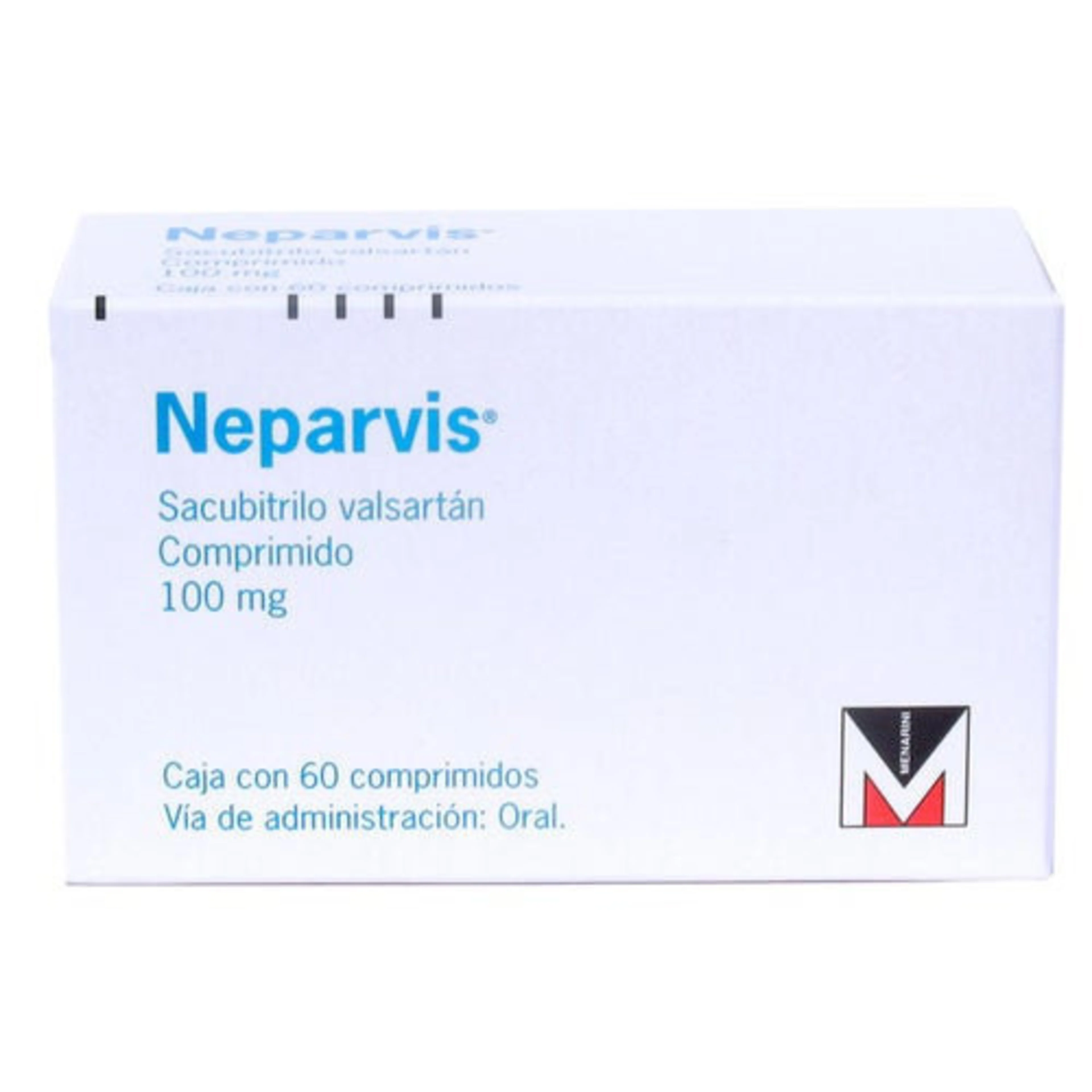 Neparvis Sacubitrilo Valsartán 100Mg Con 60 Comprimidos