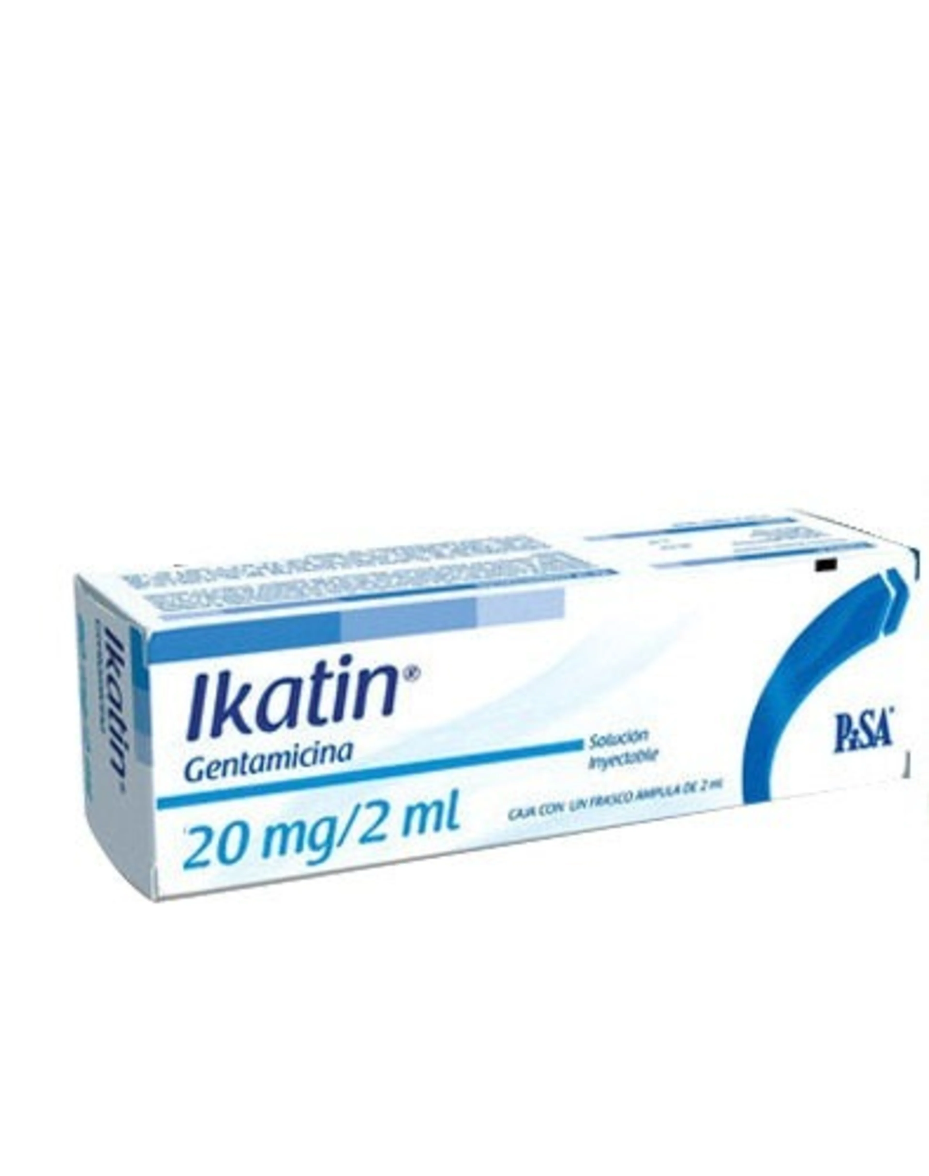 Ikatin Gentamicina 20 Mg / 2 Ml Solución Inyectable