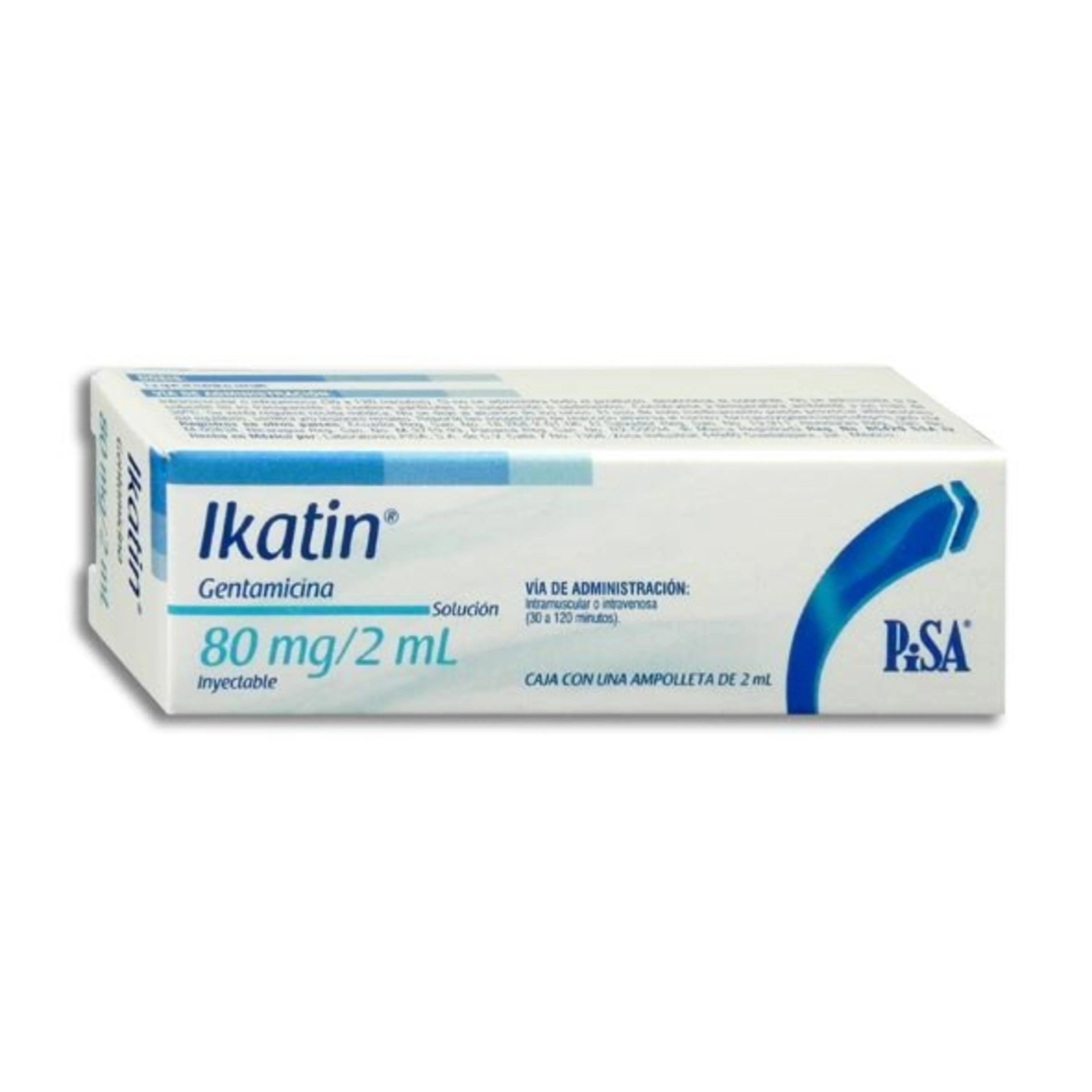 Ikatin Gentamicina 80 Mg / 2 Ml Solución Inyectable