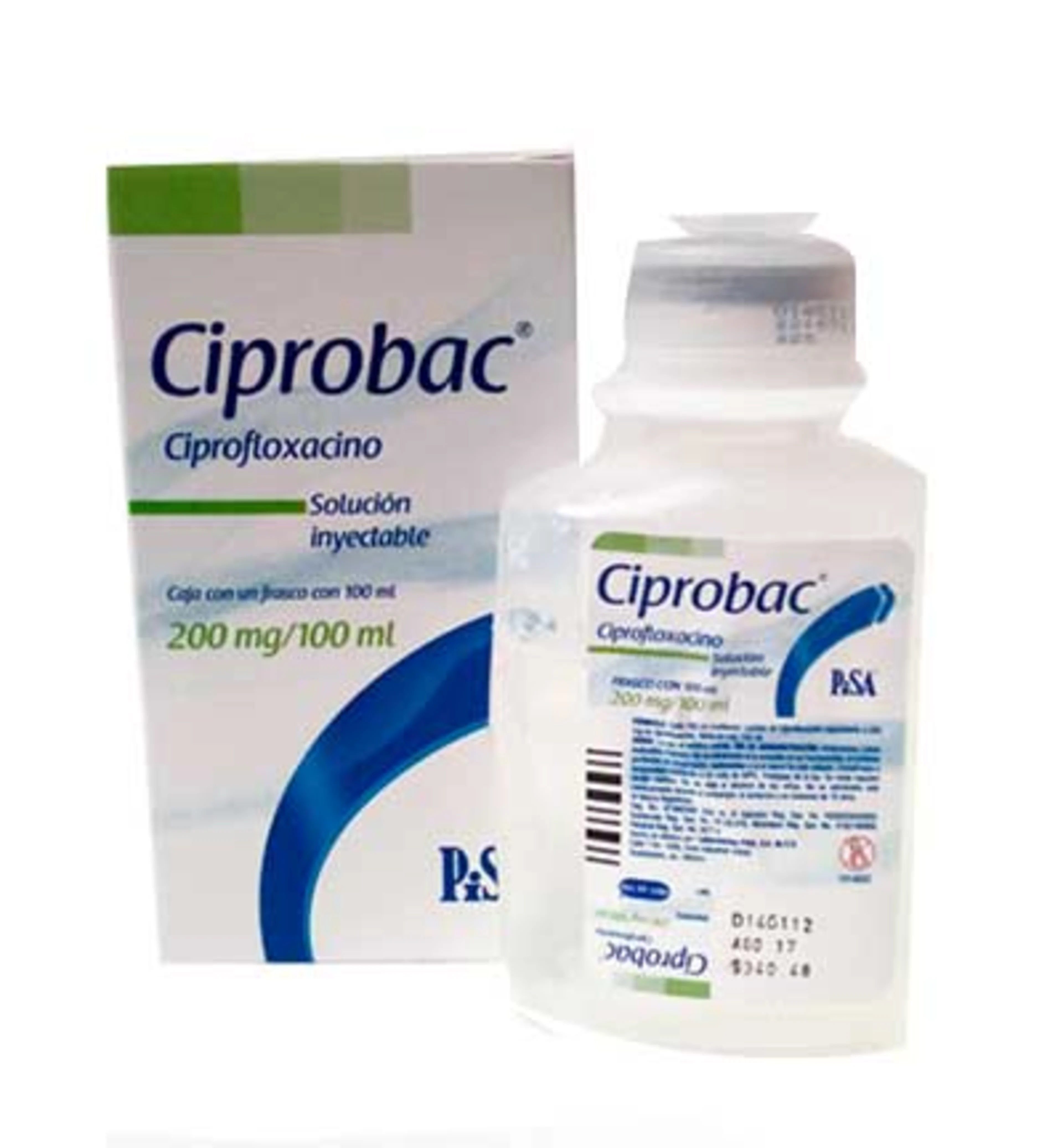 Ciprobac Ciprofloxacino 200 Mg Solución Inyectable 100 Ml