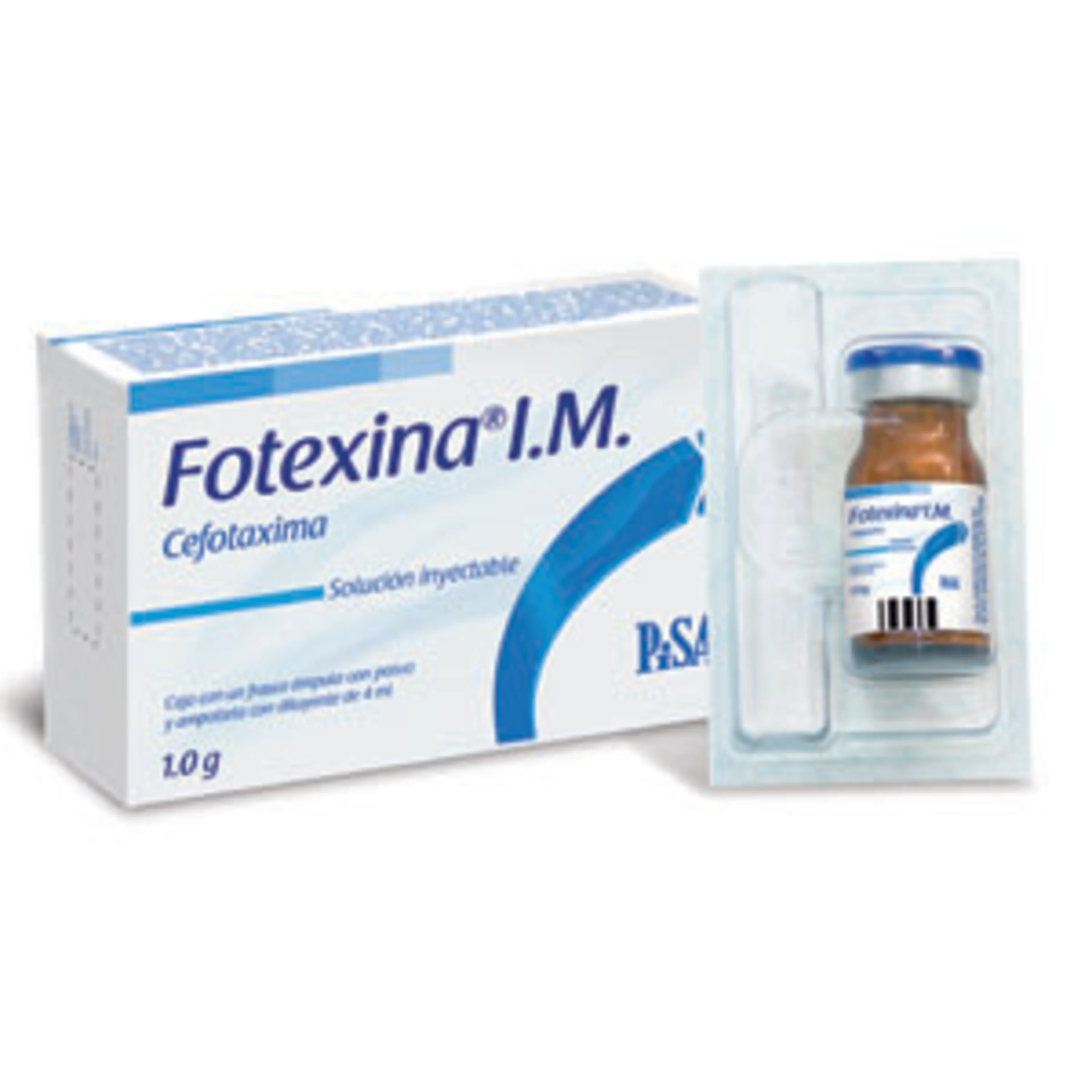 Fotexina I.M. Cefotaxima 1 G Con 1 Frasco Ámpula