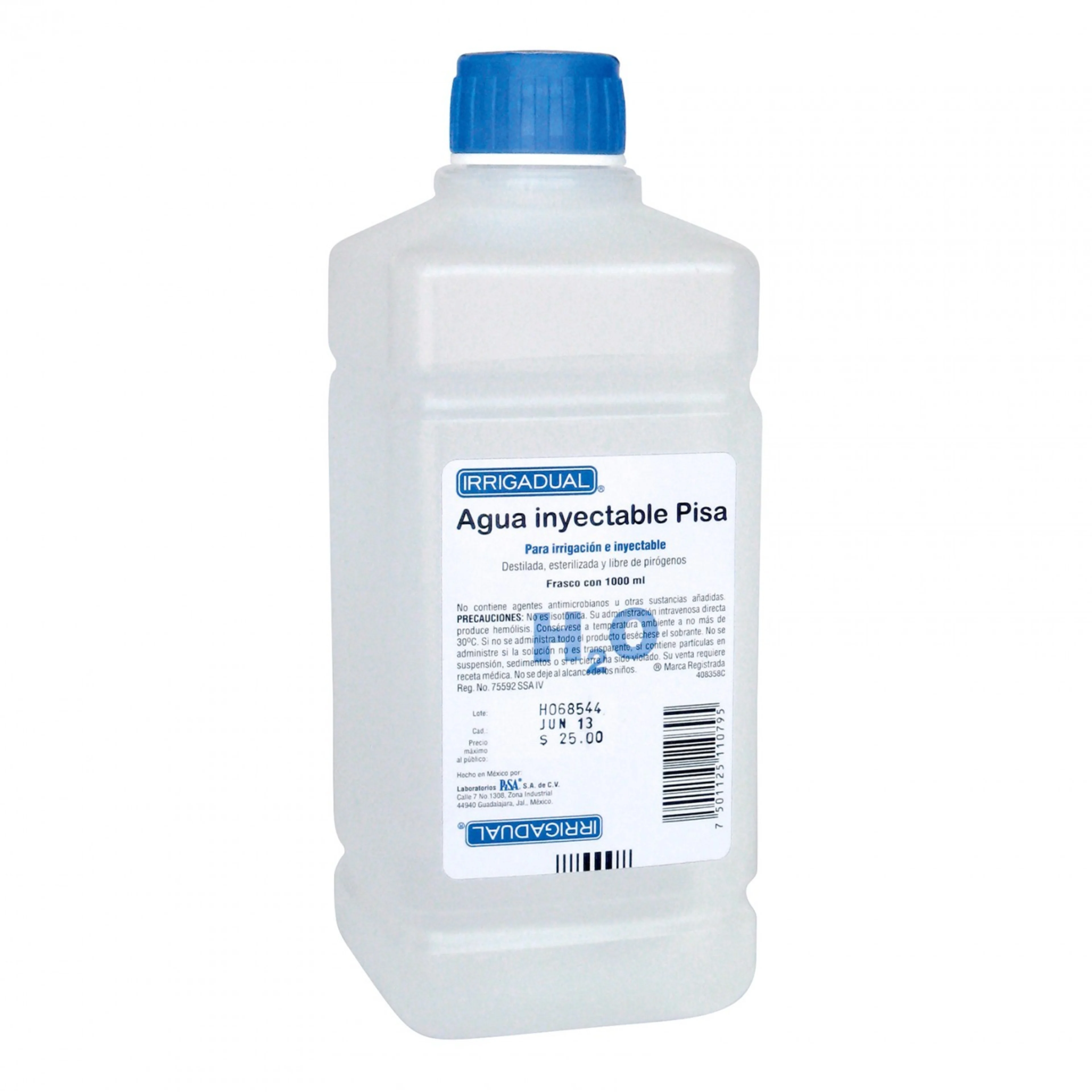 Agua Inyectable Estéril Para Irrigación Con 1000 Ml