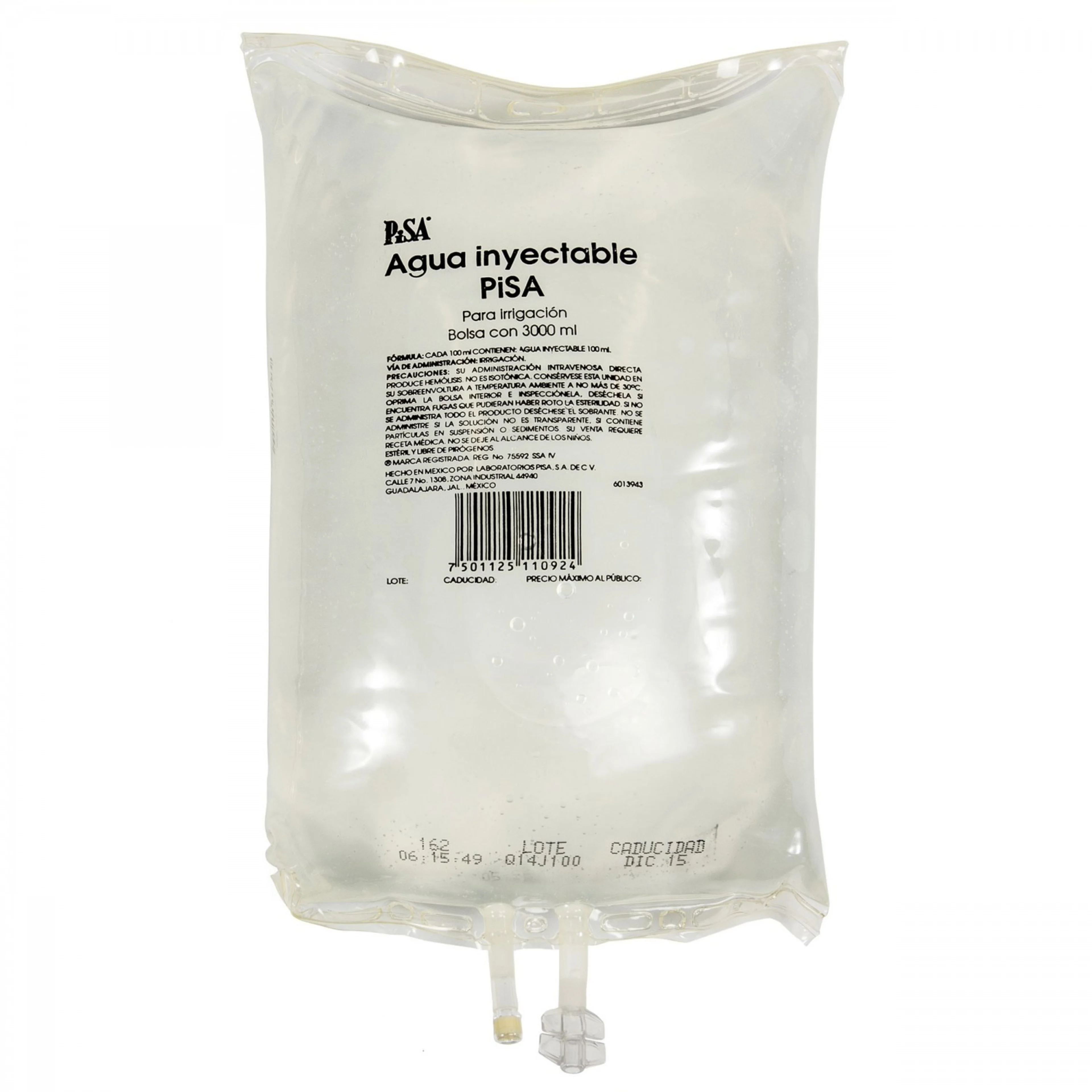 Agua Inyectable Para Irrigación 3000 Ml