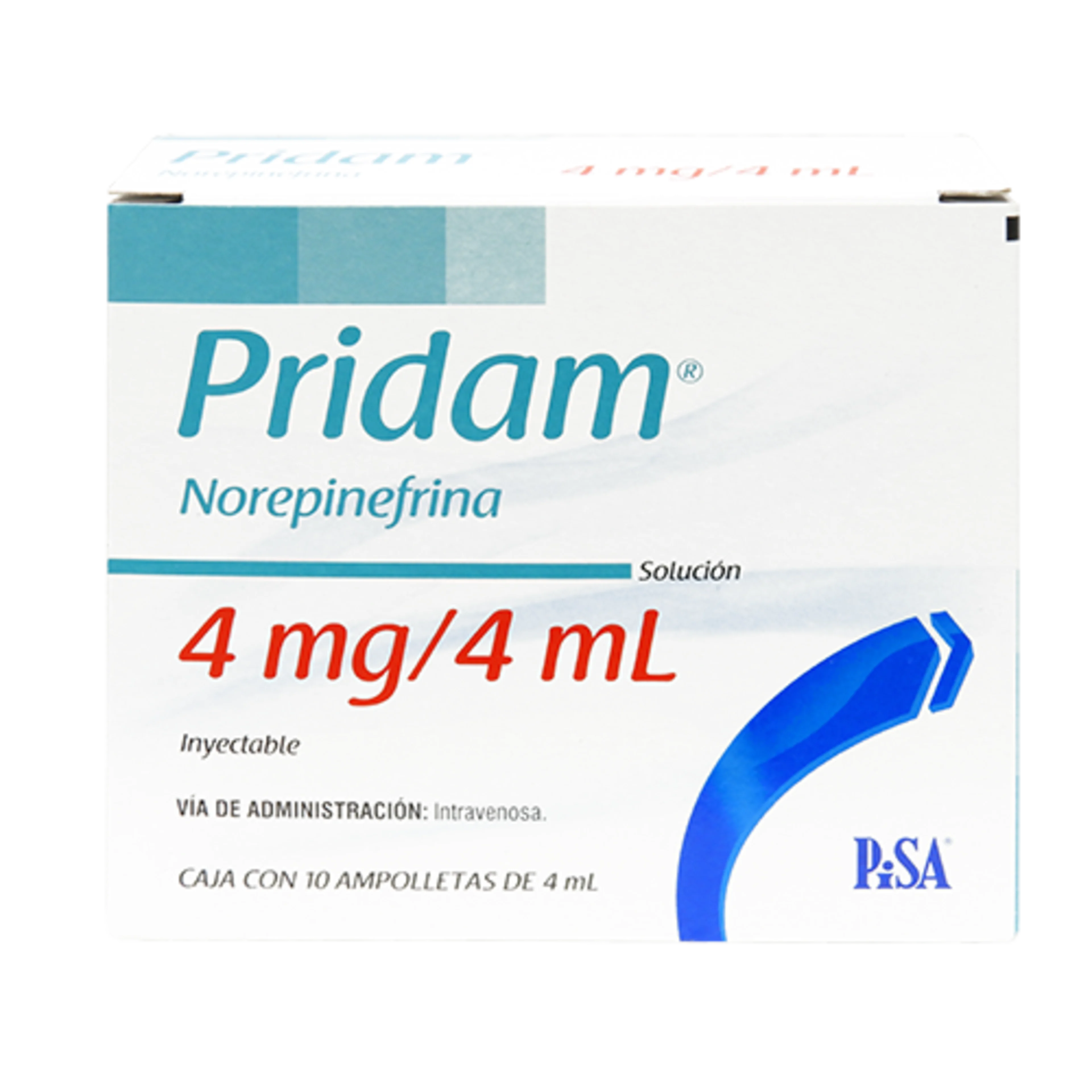 Pridam 4 Mg Con 10 Ampolletas