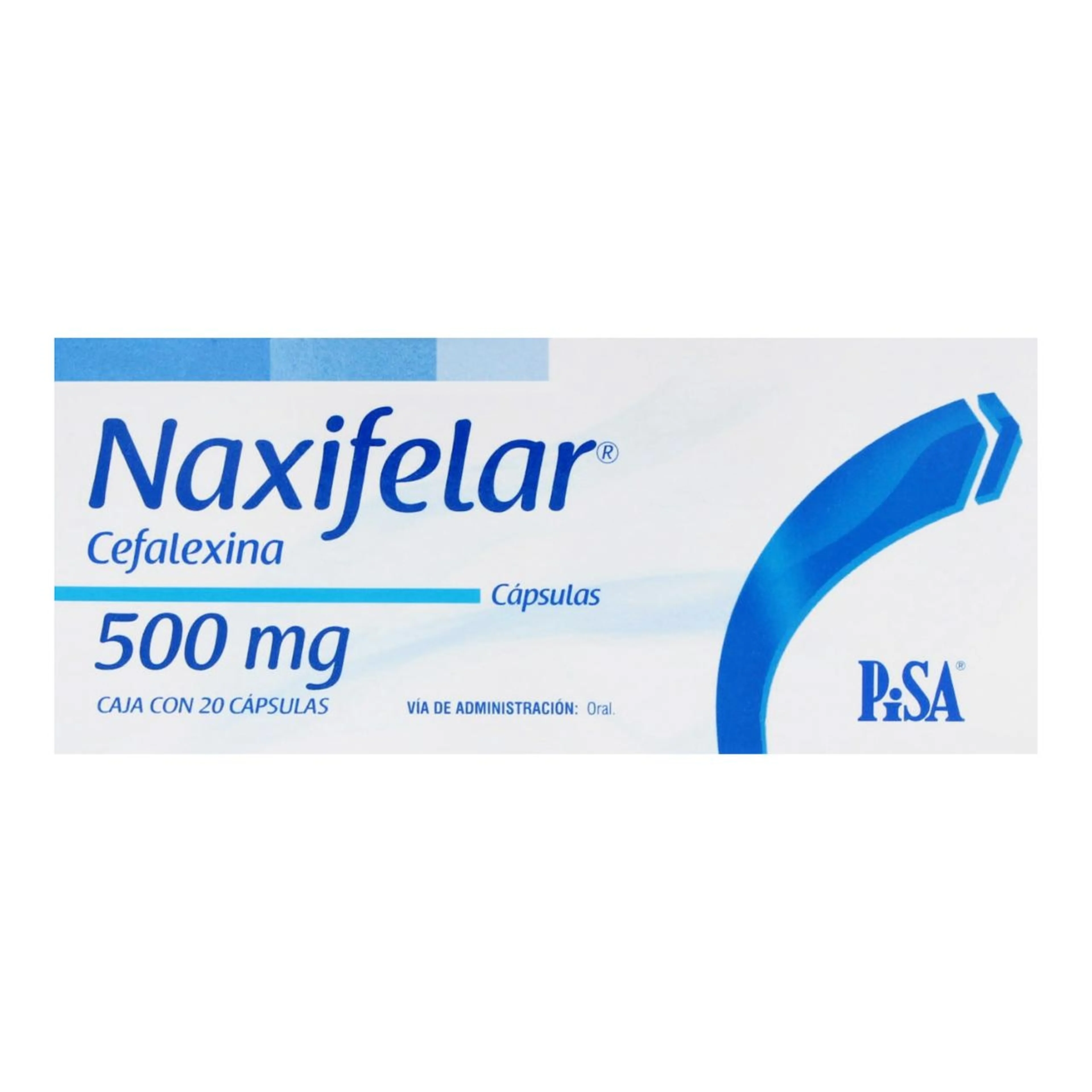 Naxifelar Cefalexina 500 Mg Con 20 Cápsulas