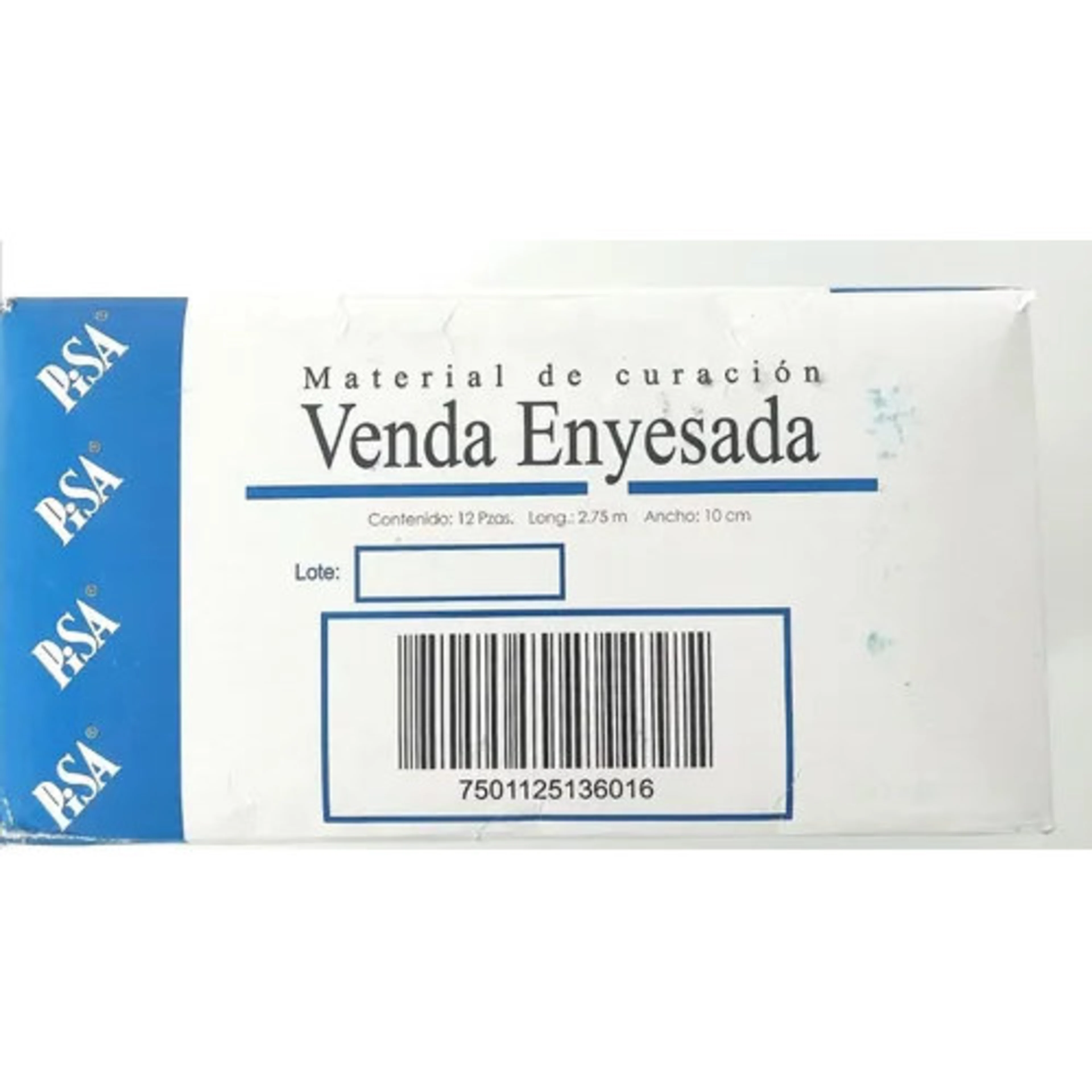 Venda Enyesada 10 Cm X 2.75 M Con 12 Piezas