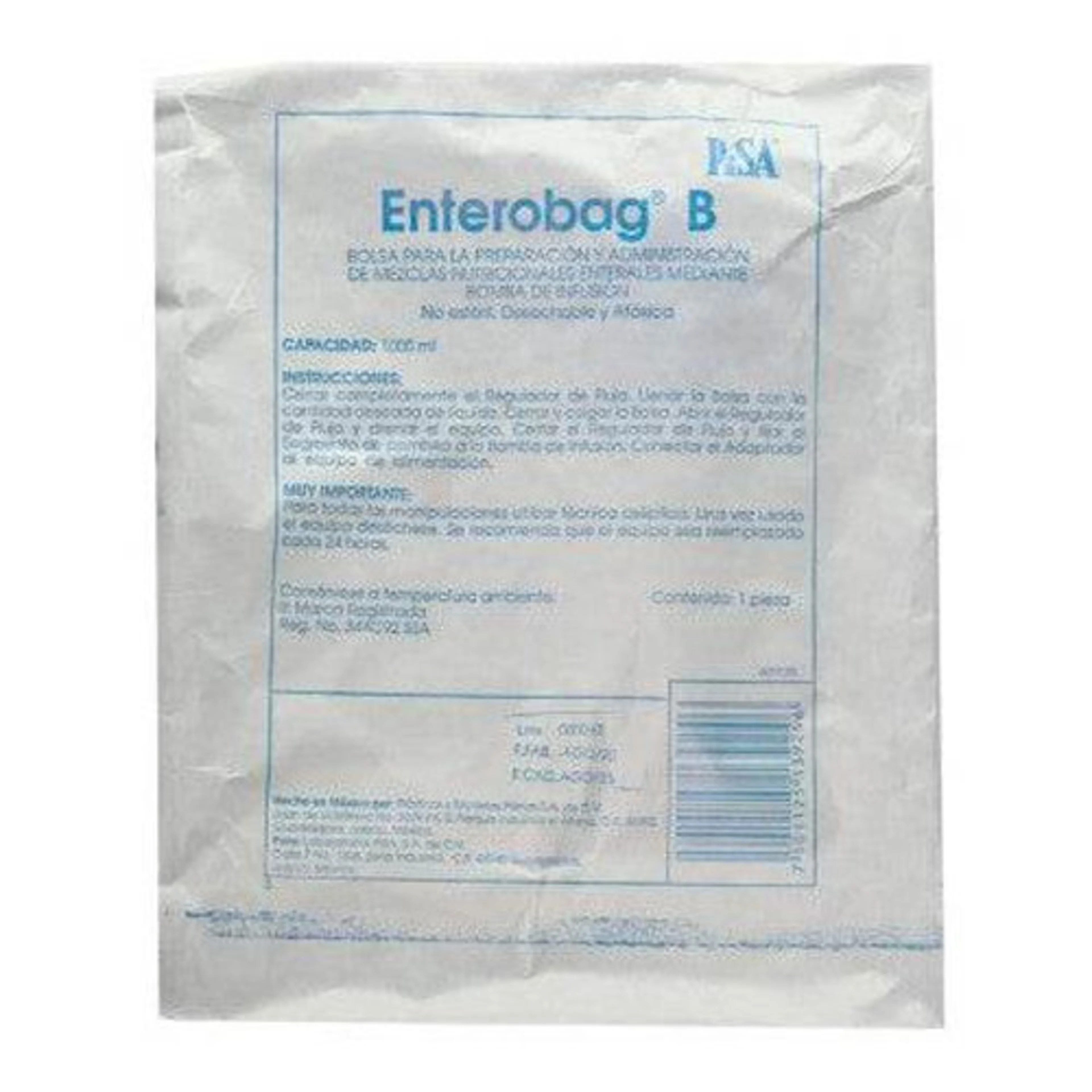 Enterobag B Capacidad 1000 Ml