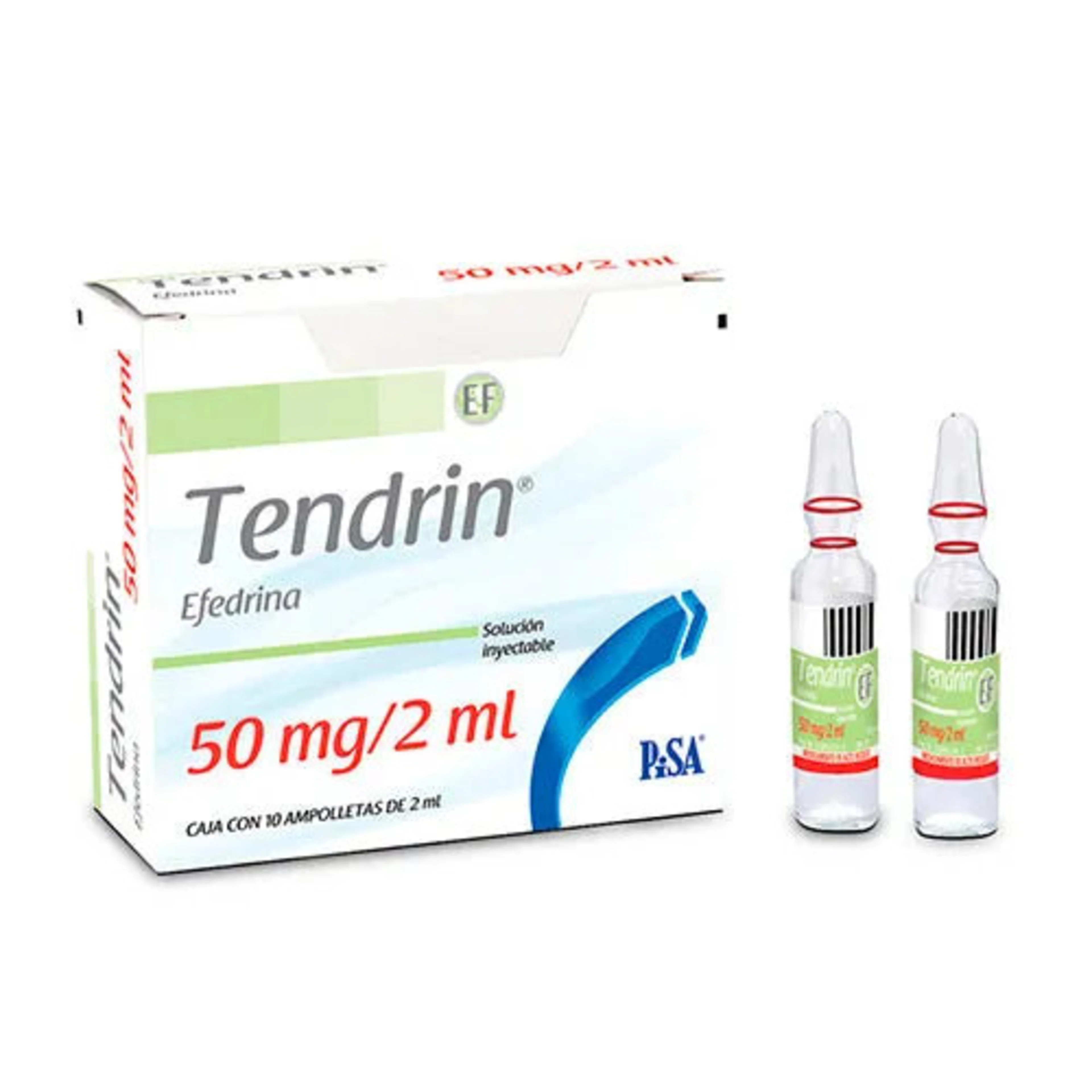 Tendrin 50 Mg/2 Ml Con 10 Ampolletas