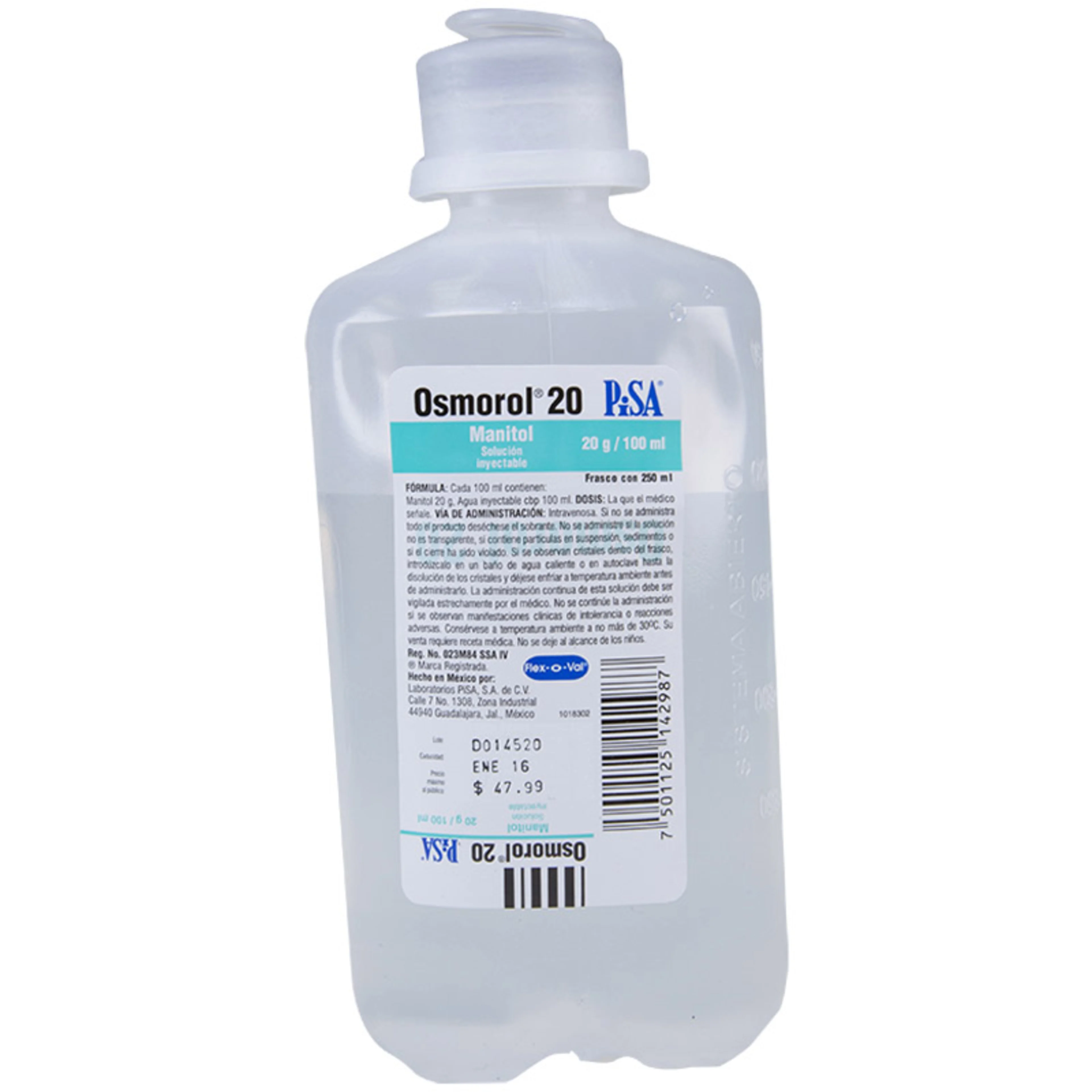 Osmorol 20 G  Con 250 Ml De Solución
