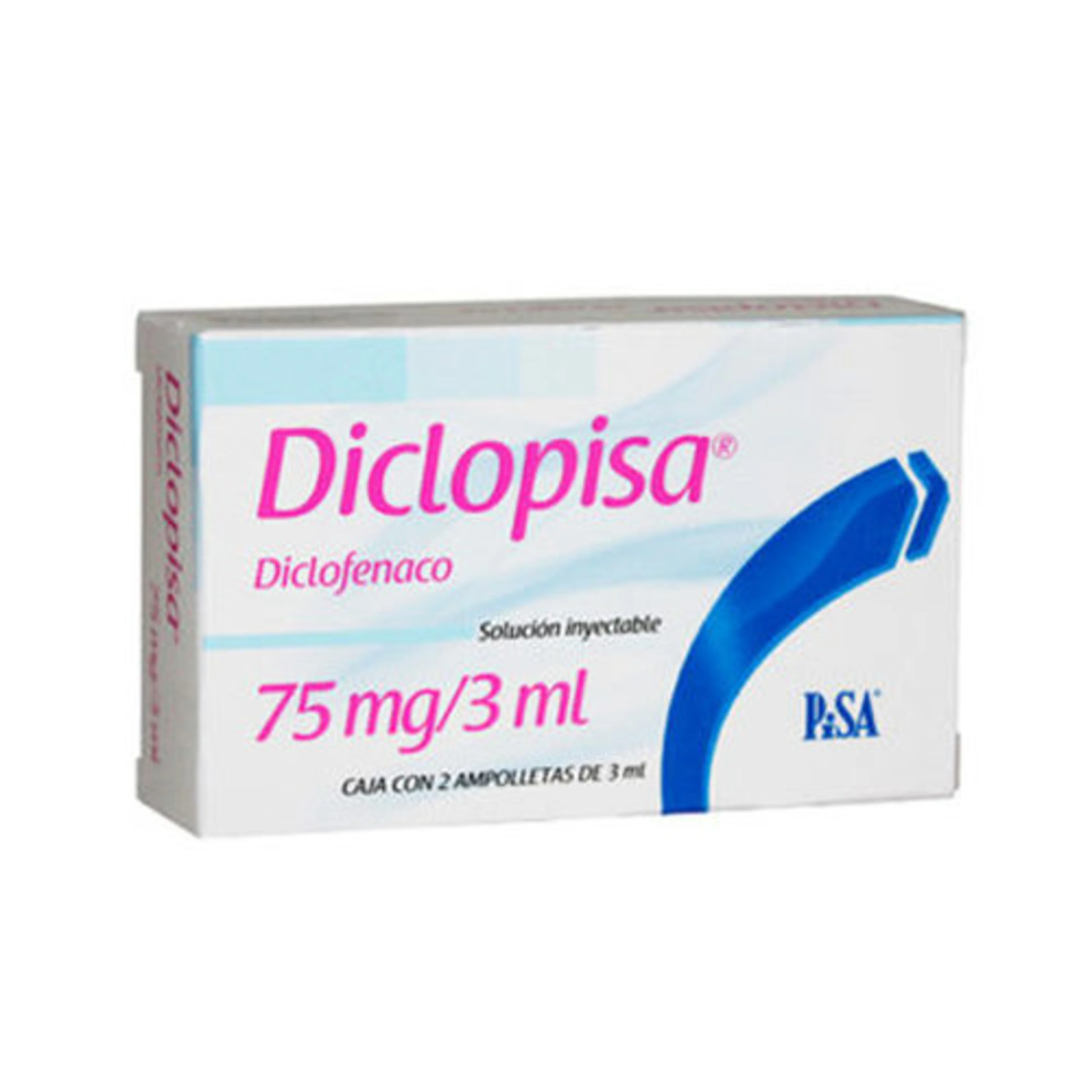 Diclofenaco 75 Mg/3 Ml Con 2 Ampolletas