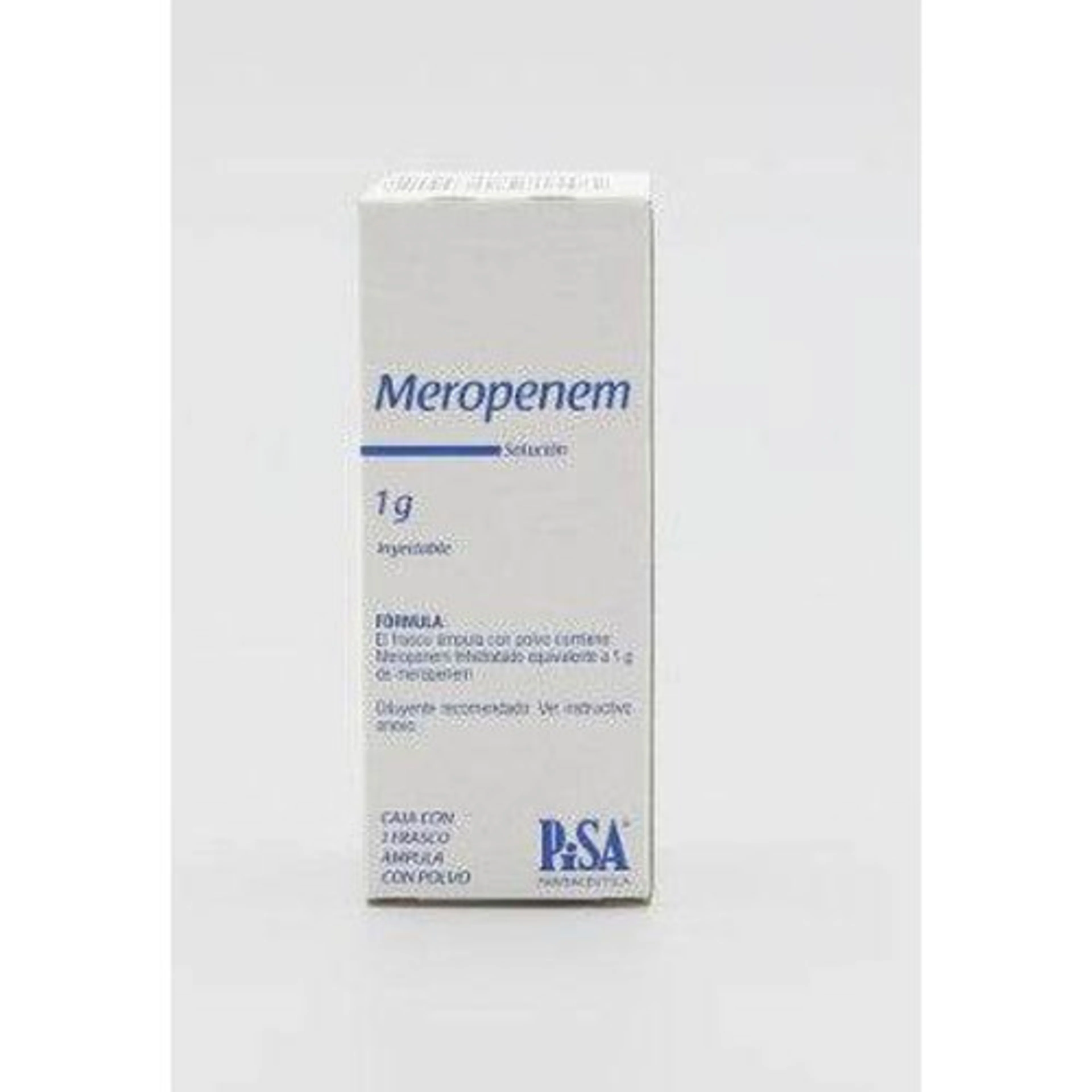 Meropenem 1 G Con 1 Ampolleta