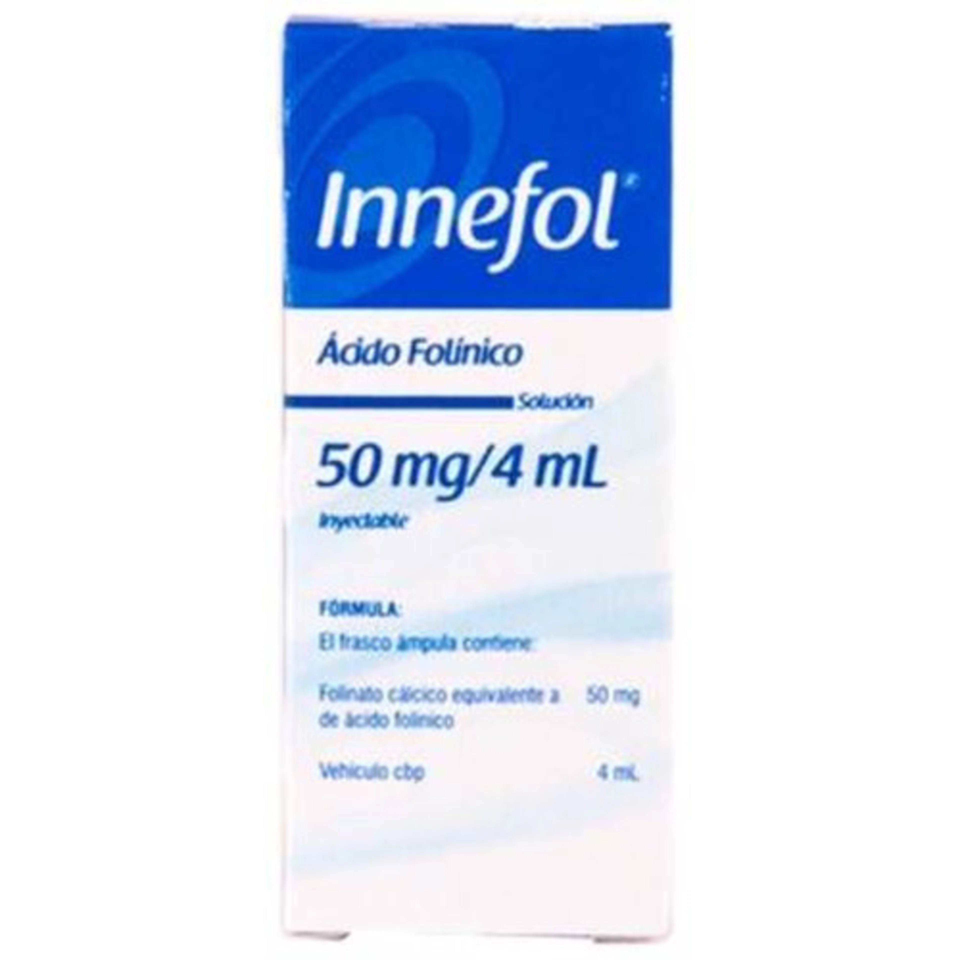 Innefol 50 Mg/4 Ml Con 1 Ampolleta