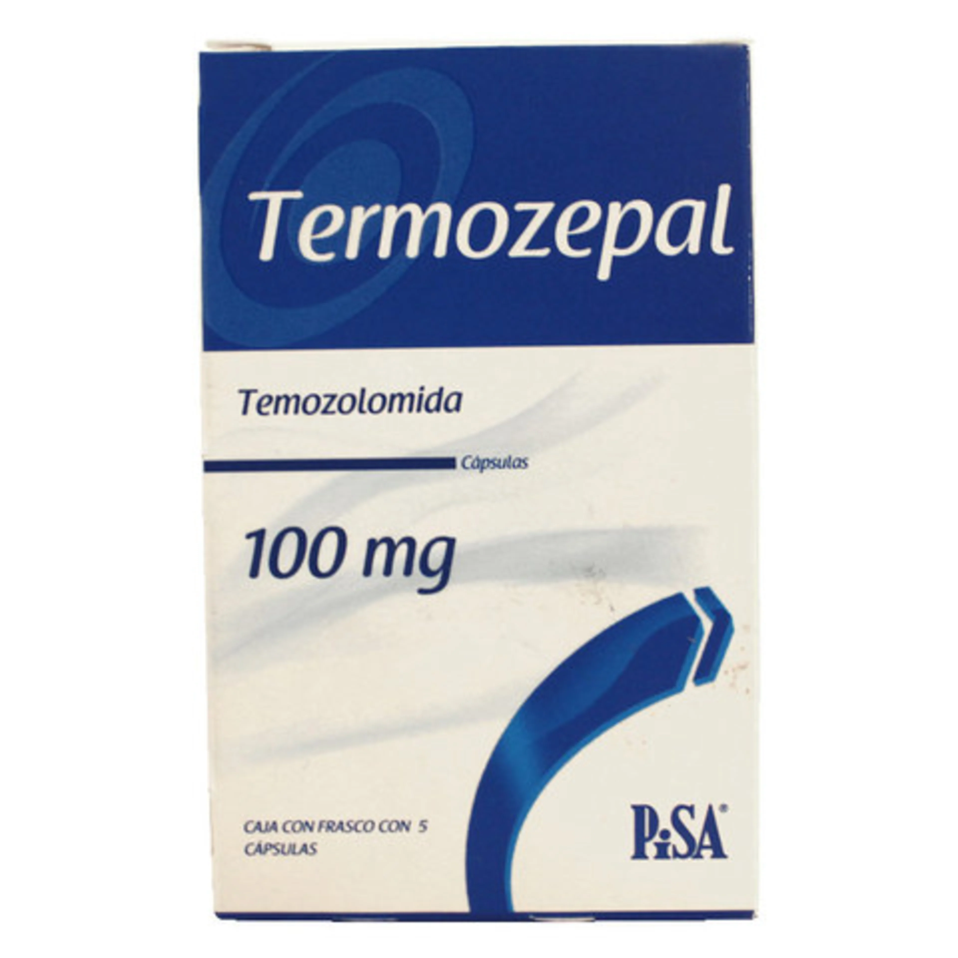 Termozepal 5 cápsulas frasco temozolomida 100 mg