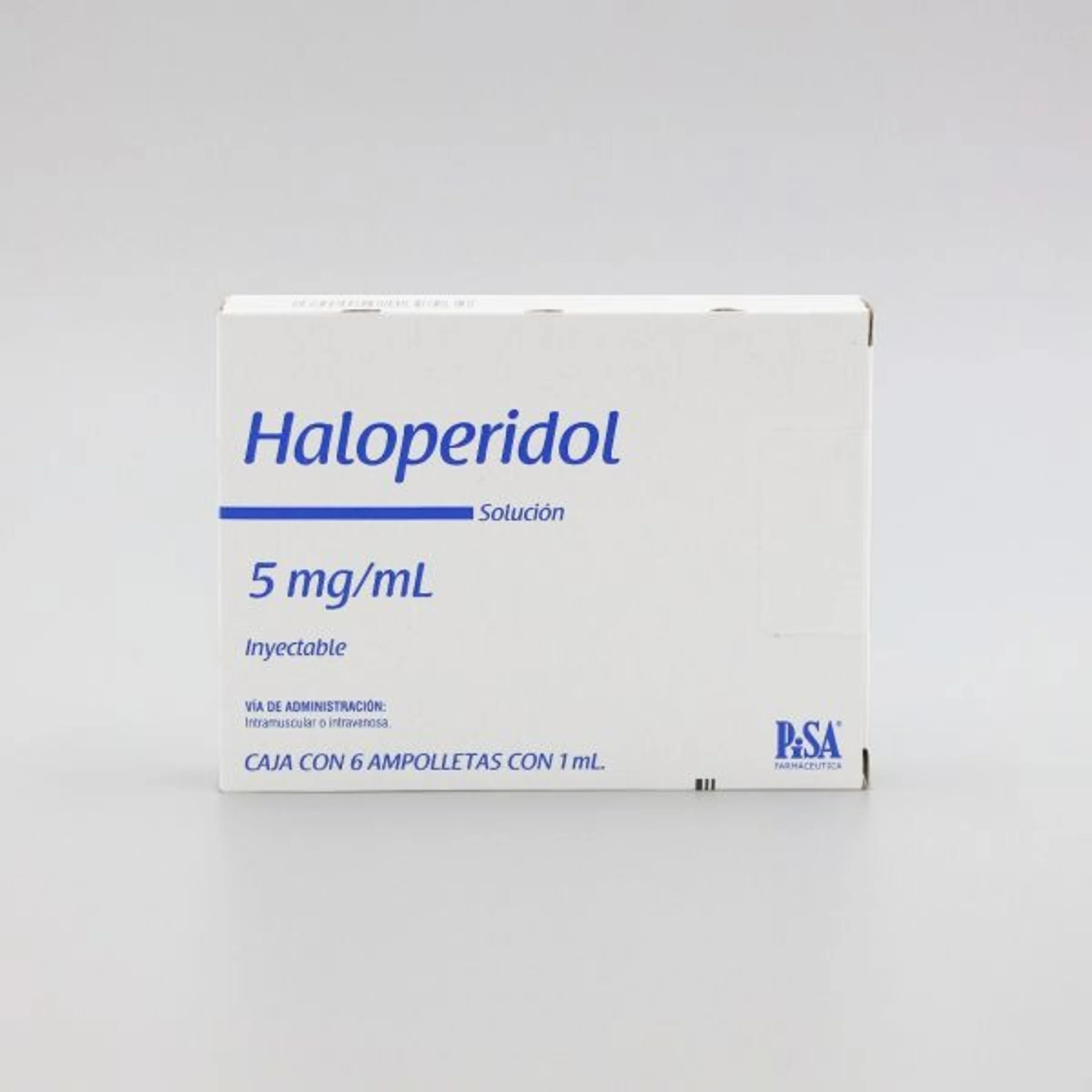 Haloperidol Gi 5 Mg/Ml Con 6 Ampolletas
