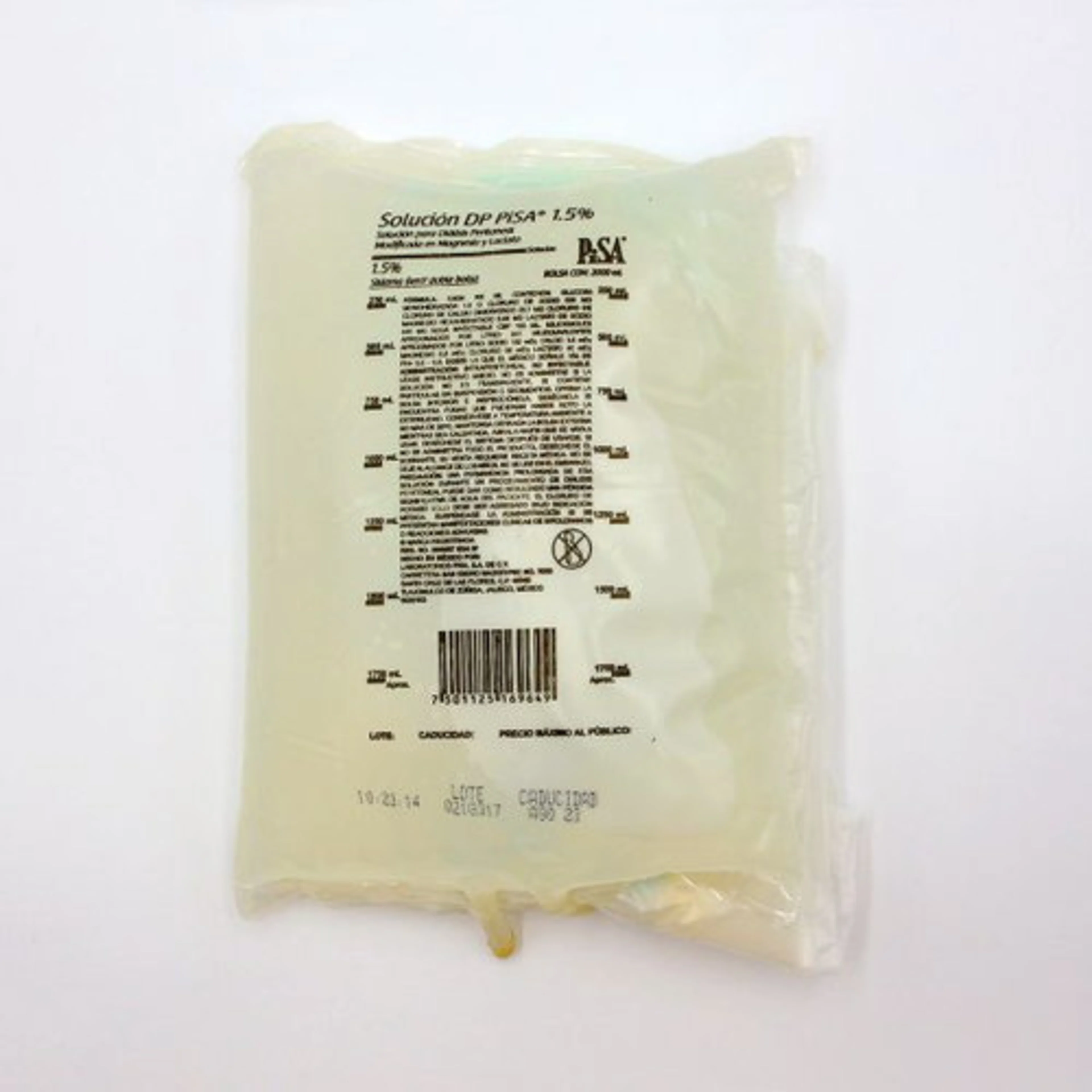 Solución Para Diálisis Peritoneal 1.5 % Con 2 L