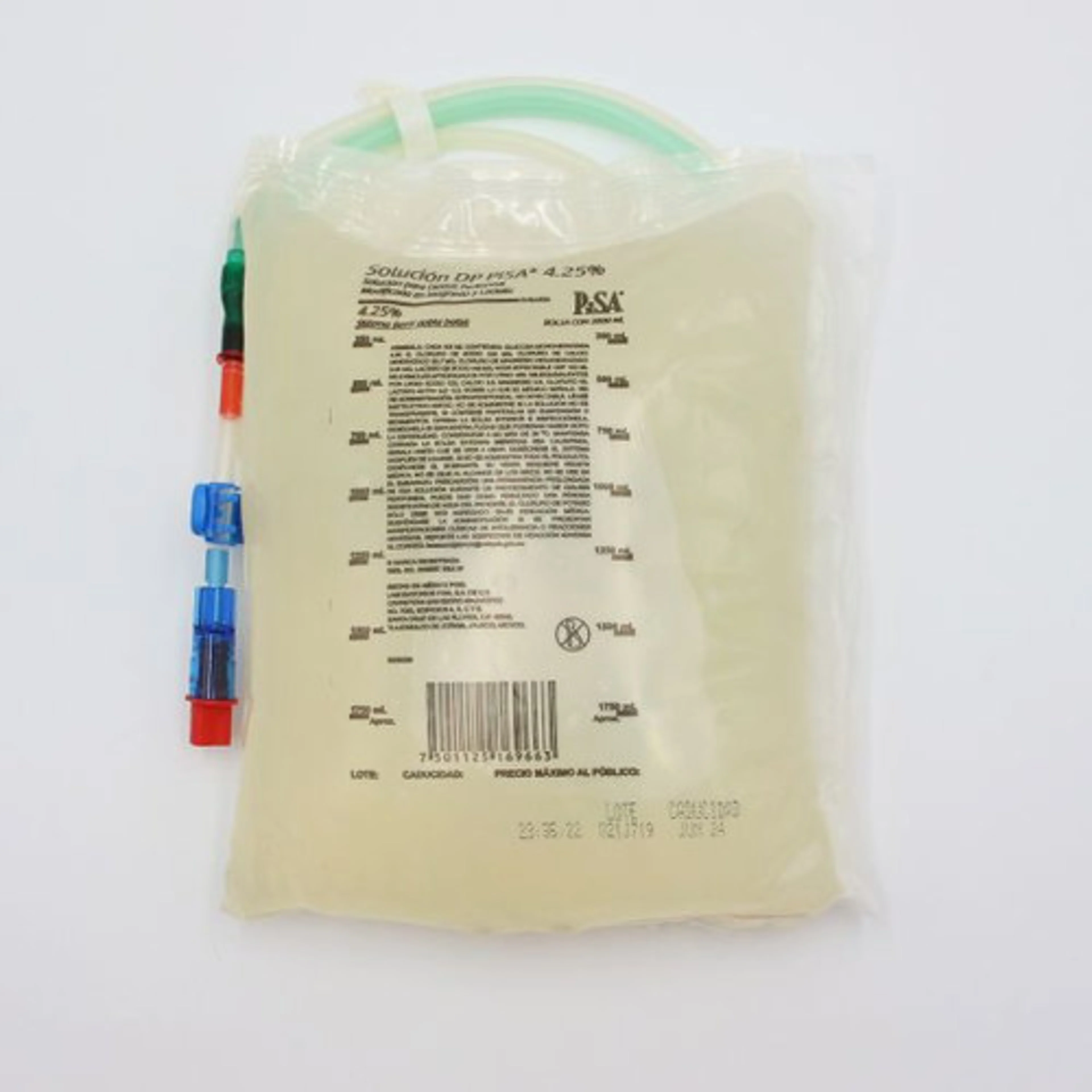 Solucion Para Dialisis 4.25% Con 2L