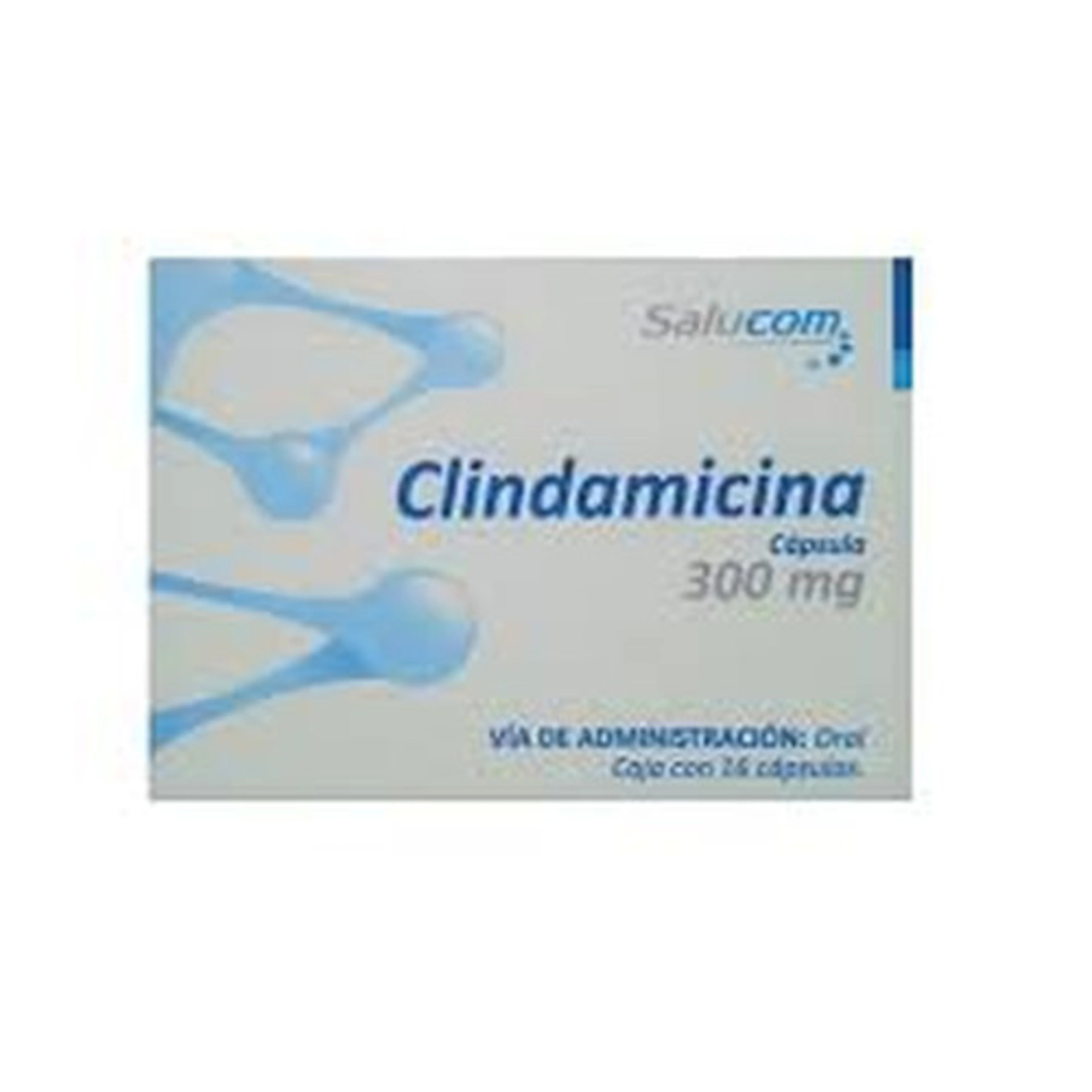 Clindamicina 300 Mg Con 16 Cápsulas