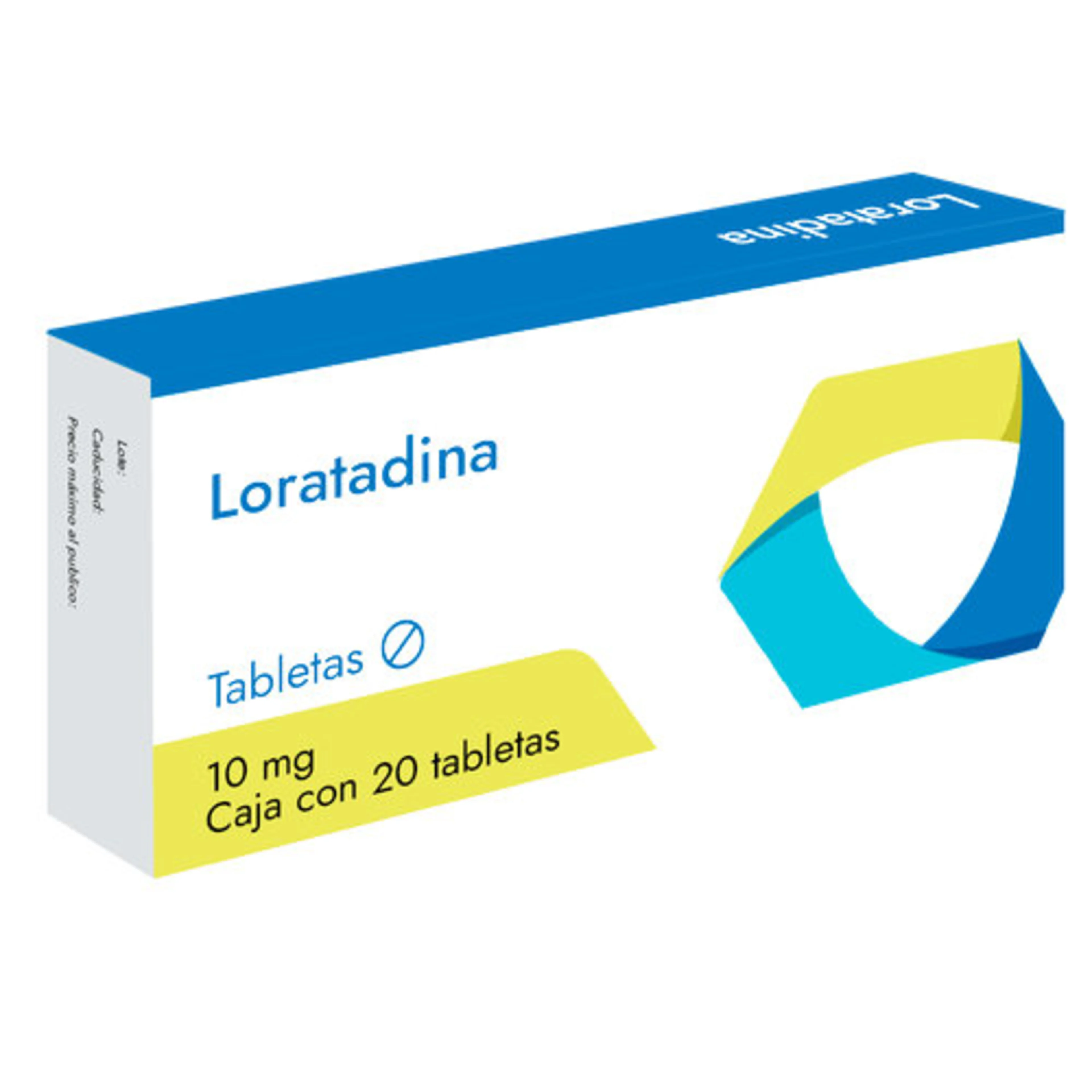 Loratadina 10 Mg Con 20 Tabletas