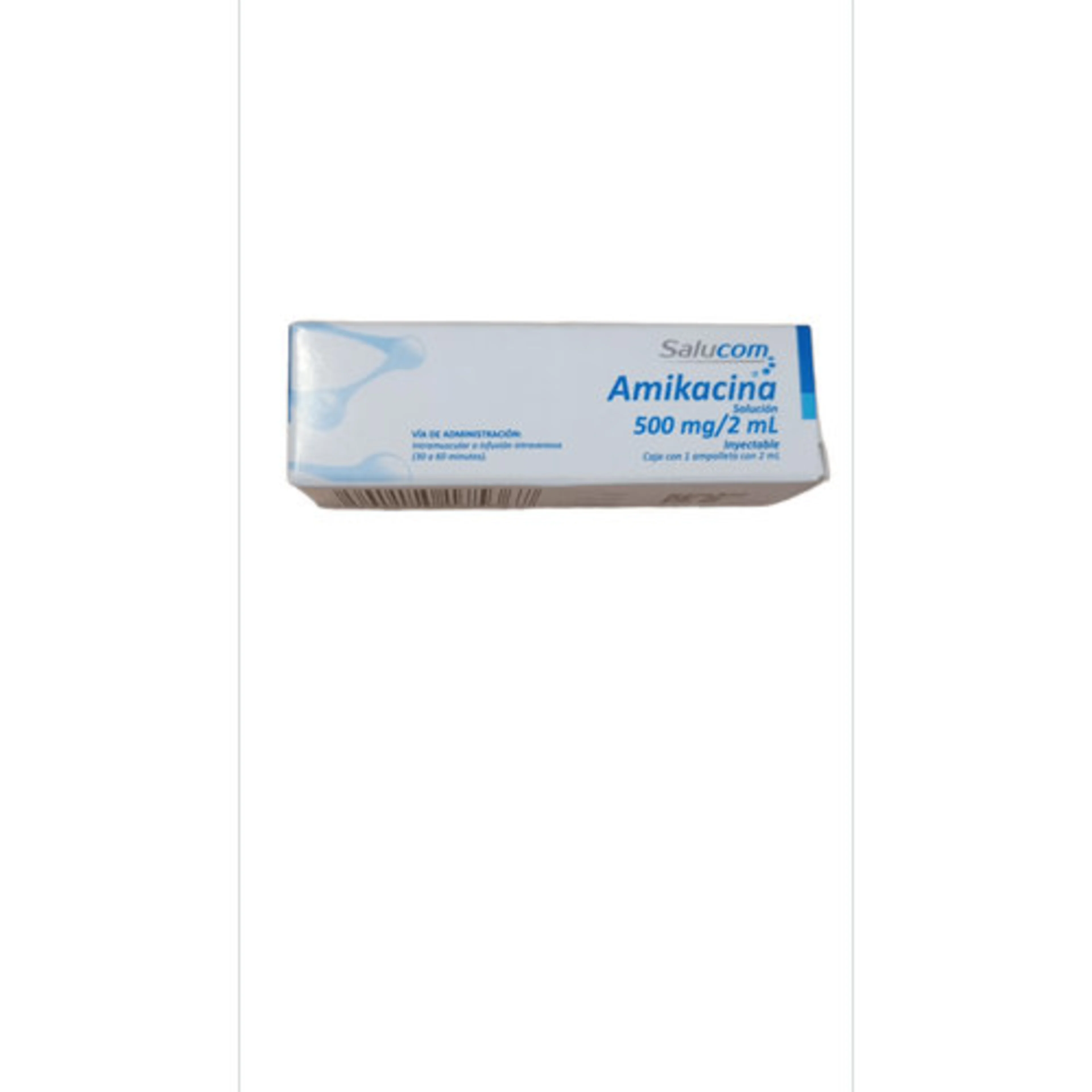 Amikacina 500 Mg/2 Ml Con 1 Ampolleta