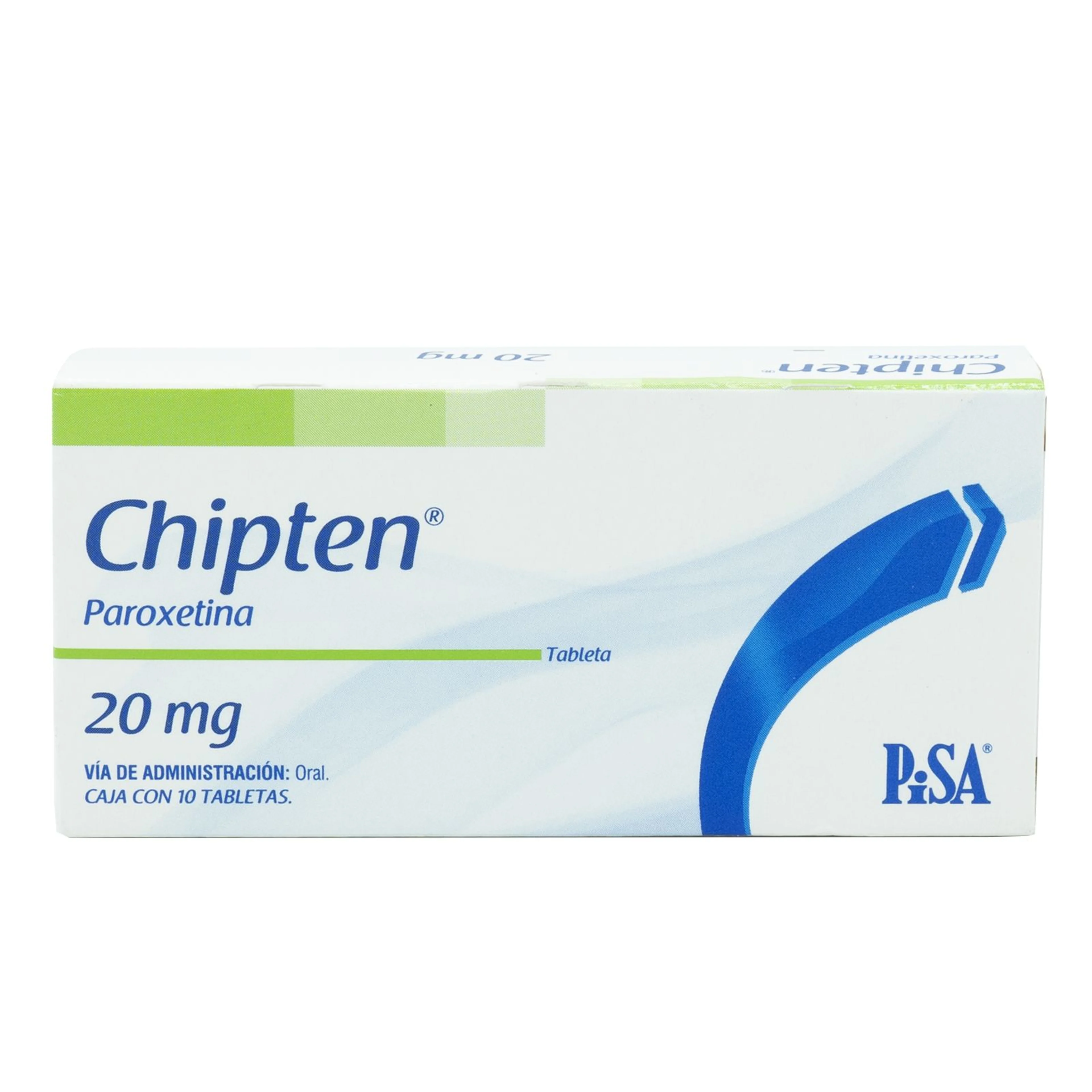 Chipten 20 Mg Con 10 Tabletas