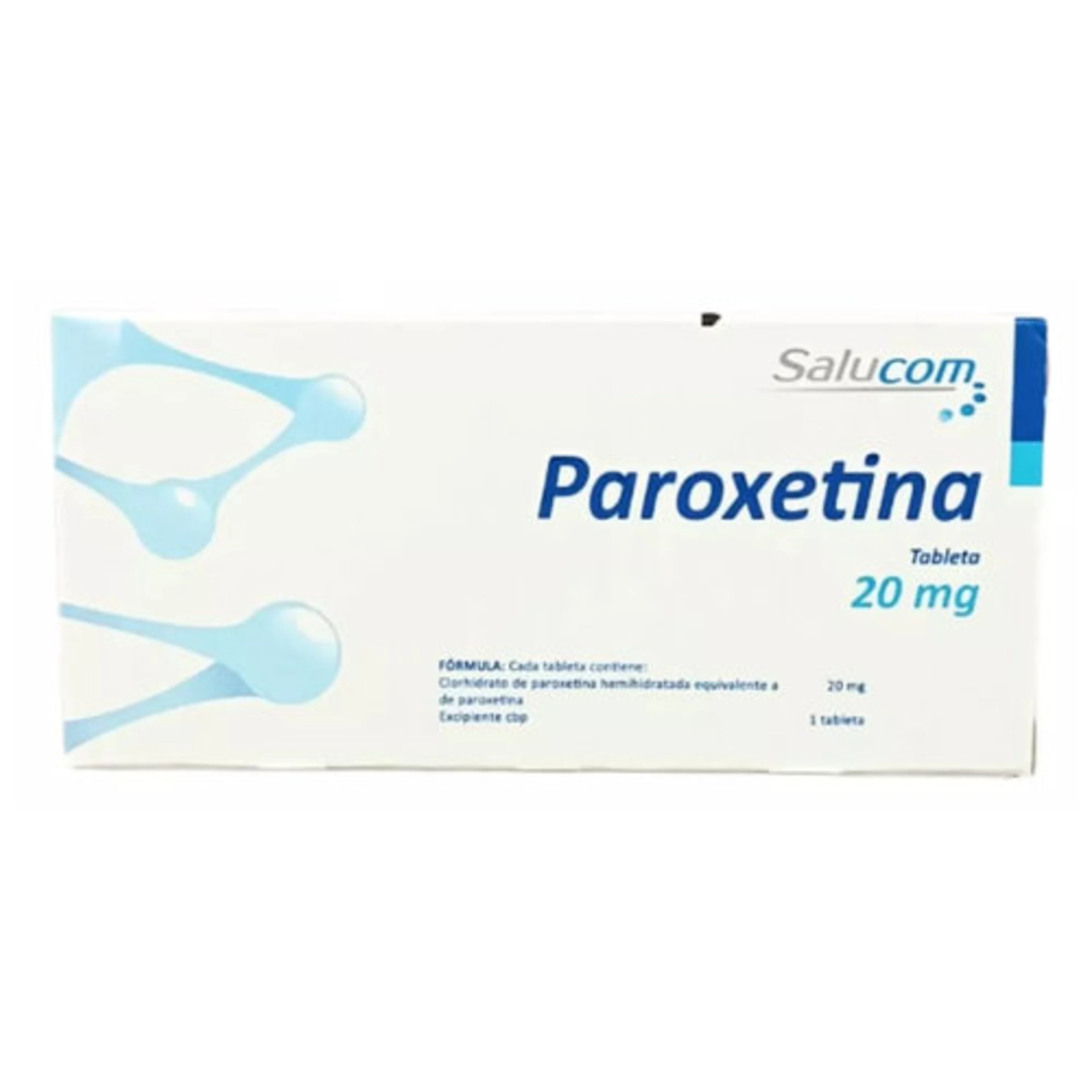 Paroxetina 20 Mg Con 10 Tabletas