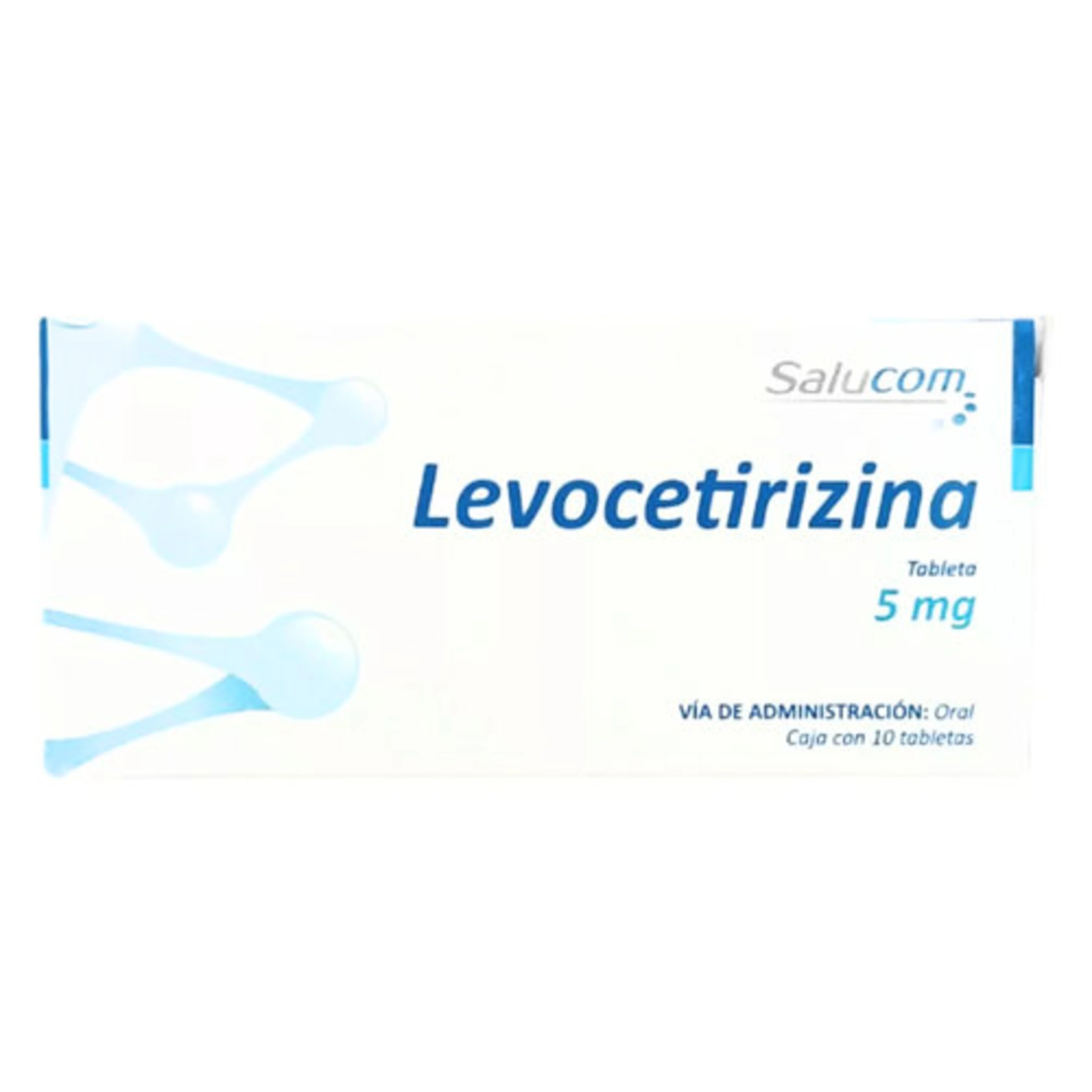 Levocetirizina 5 Mg Con 10 Tabletas