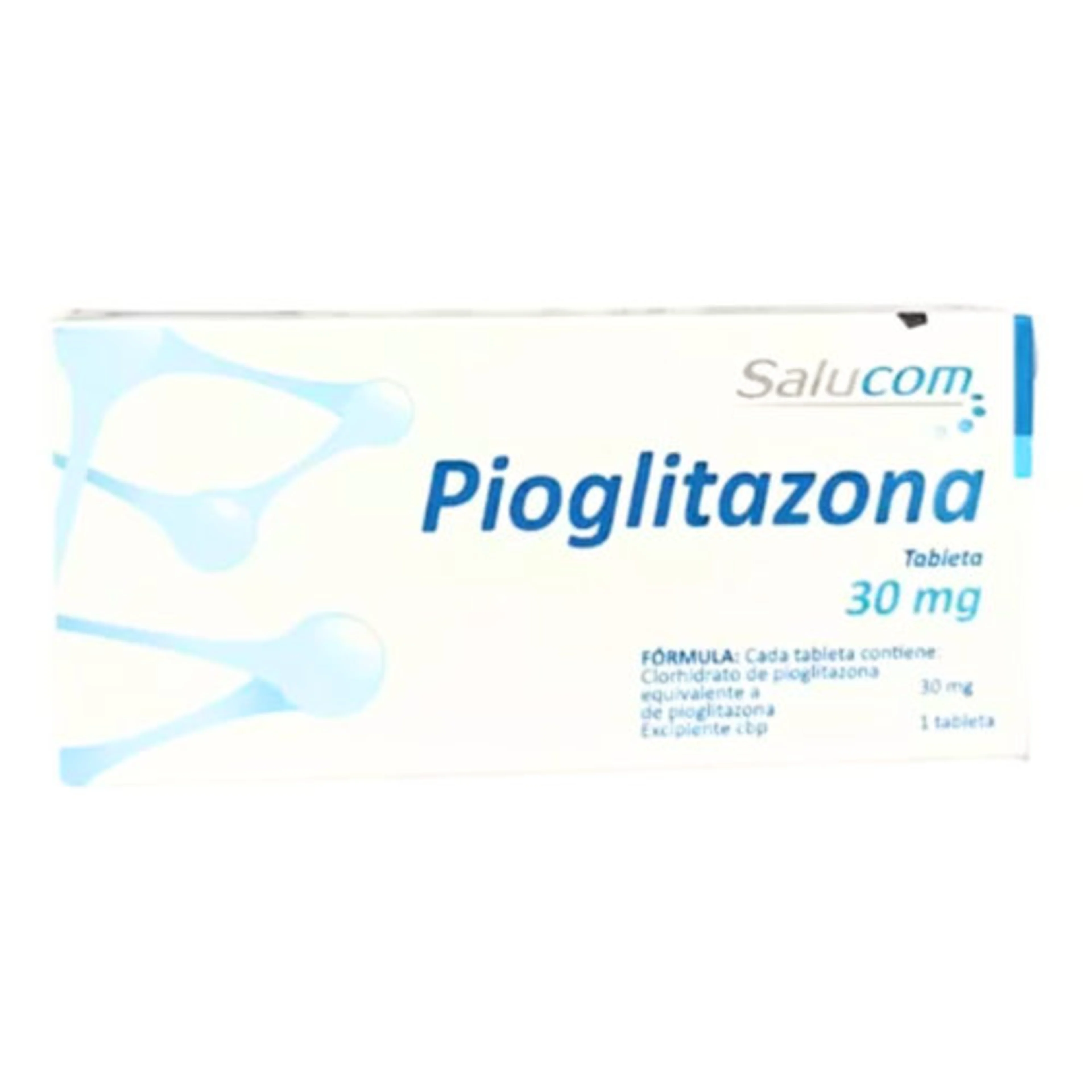 Pioglitazona 30 Mg Con 7 Tabletas