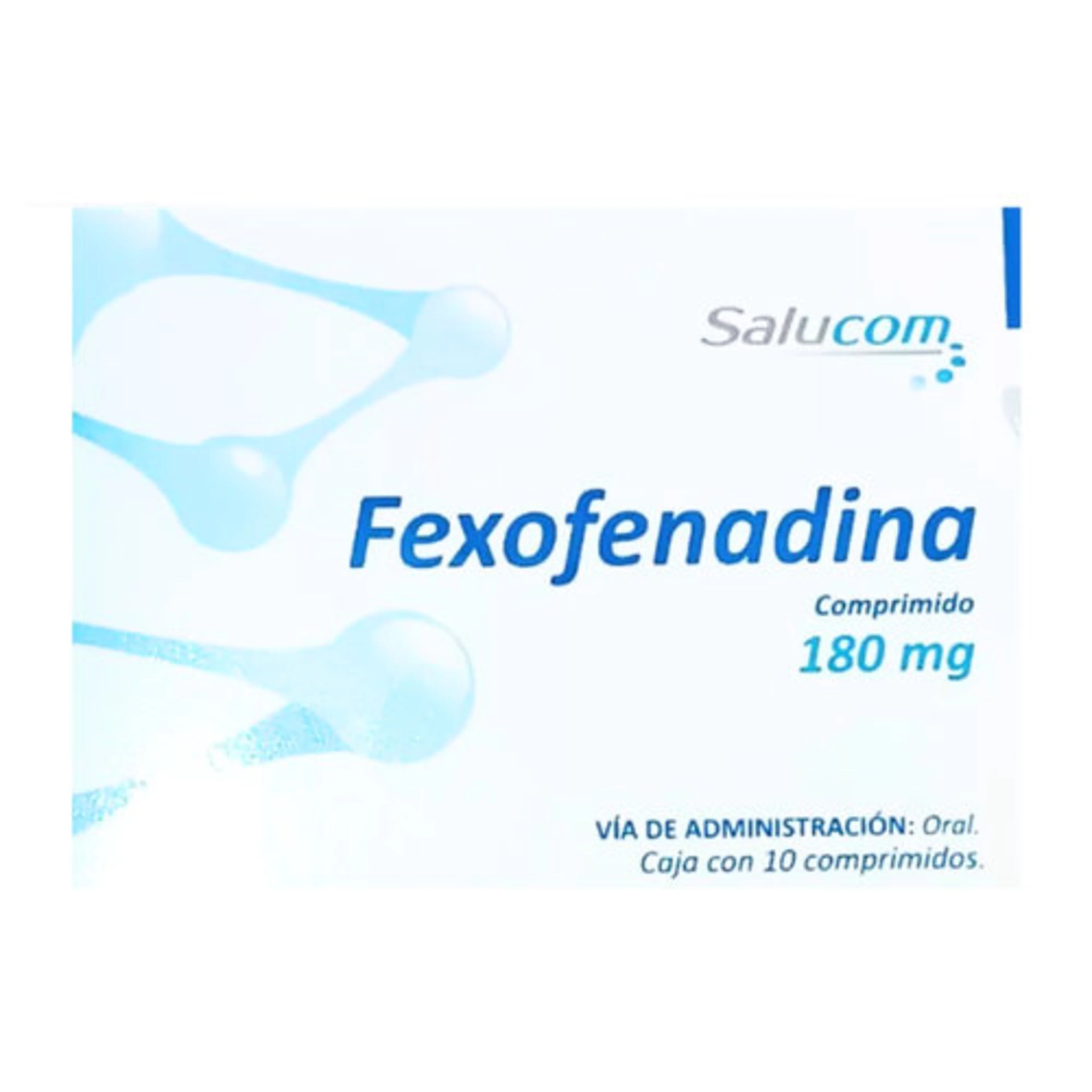 Fexofenadina 180 Mg Con 10 Comprimidos