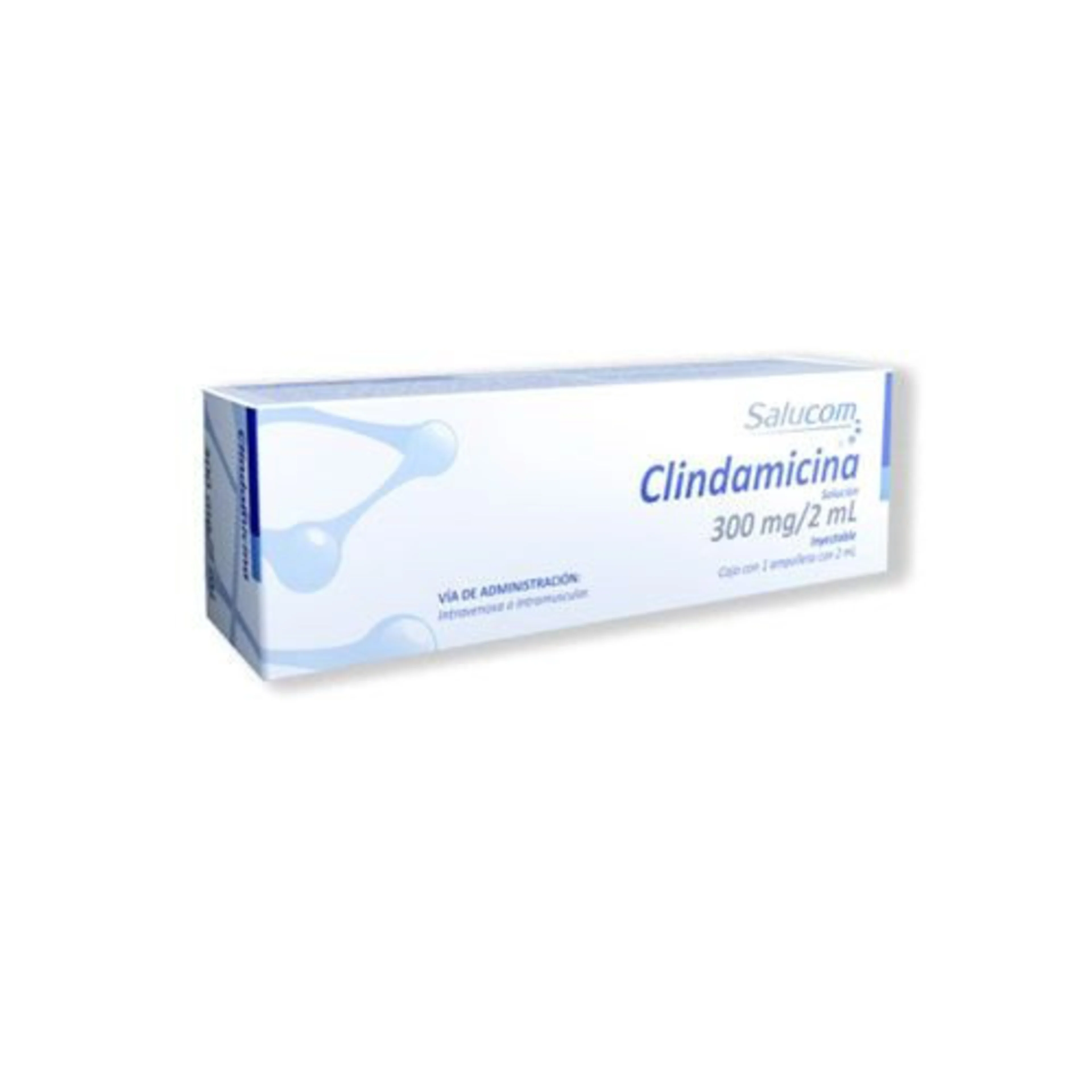 Clindamicina 300 Mg/2 Ml Con 1 Ampolleta
