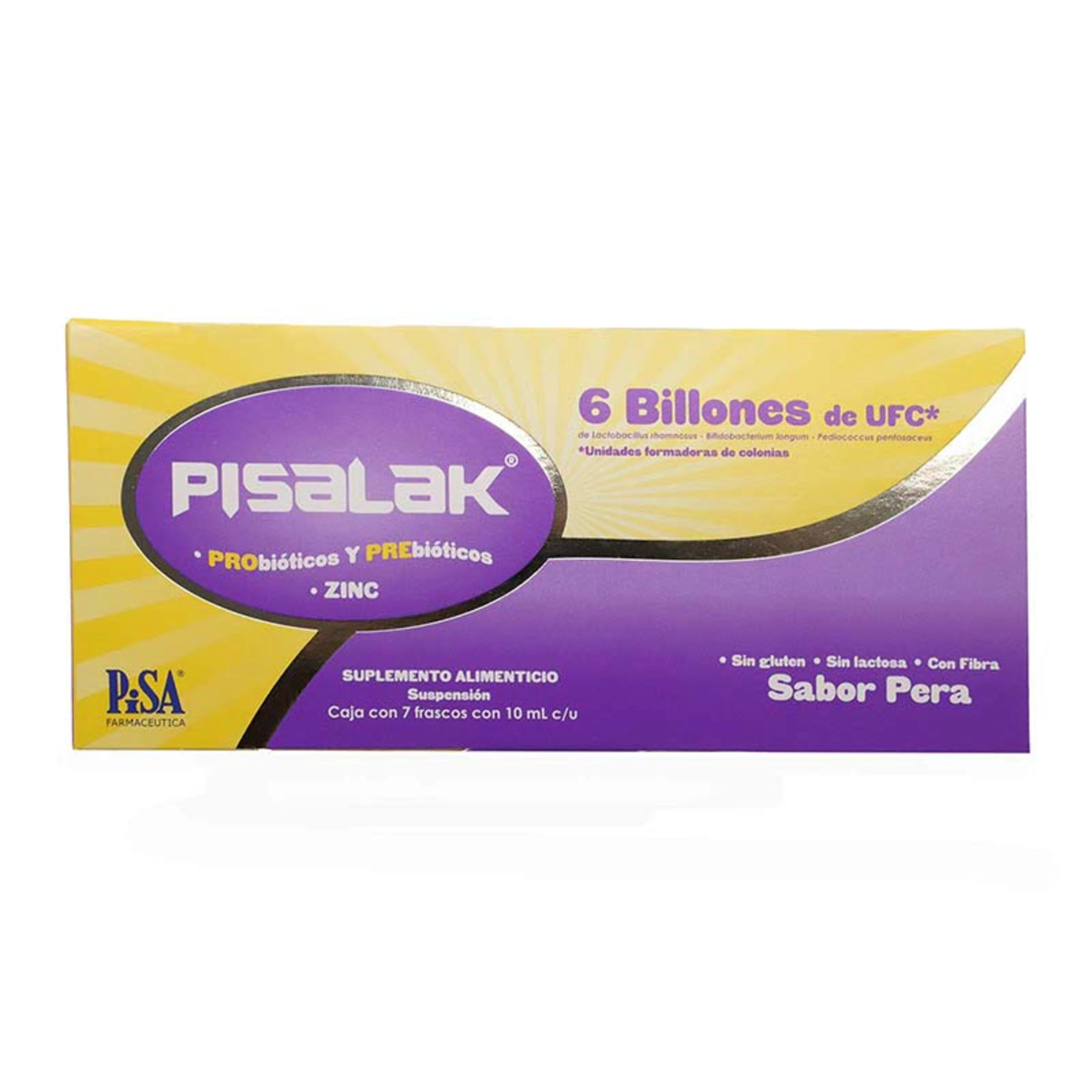 Pisalak Probióticos con 7 Frascos