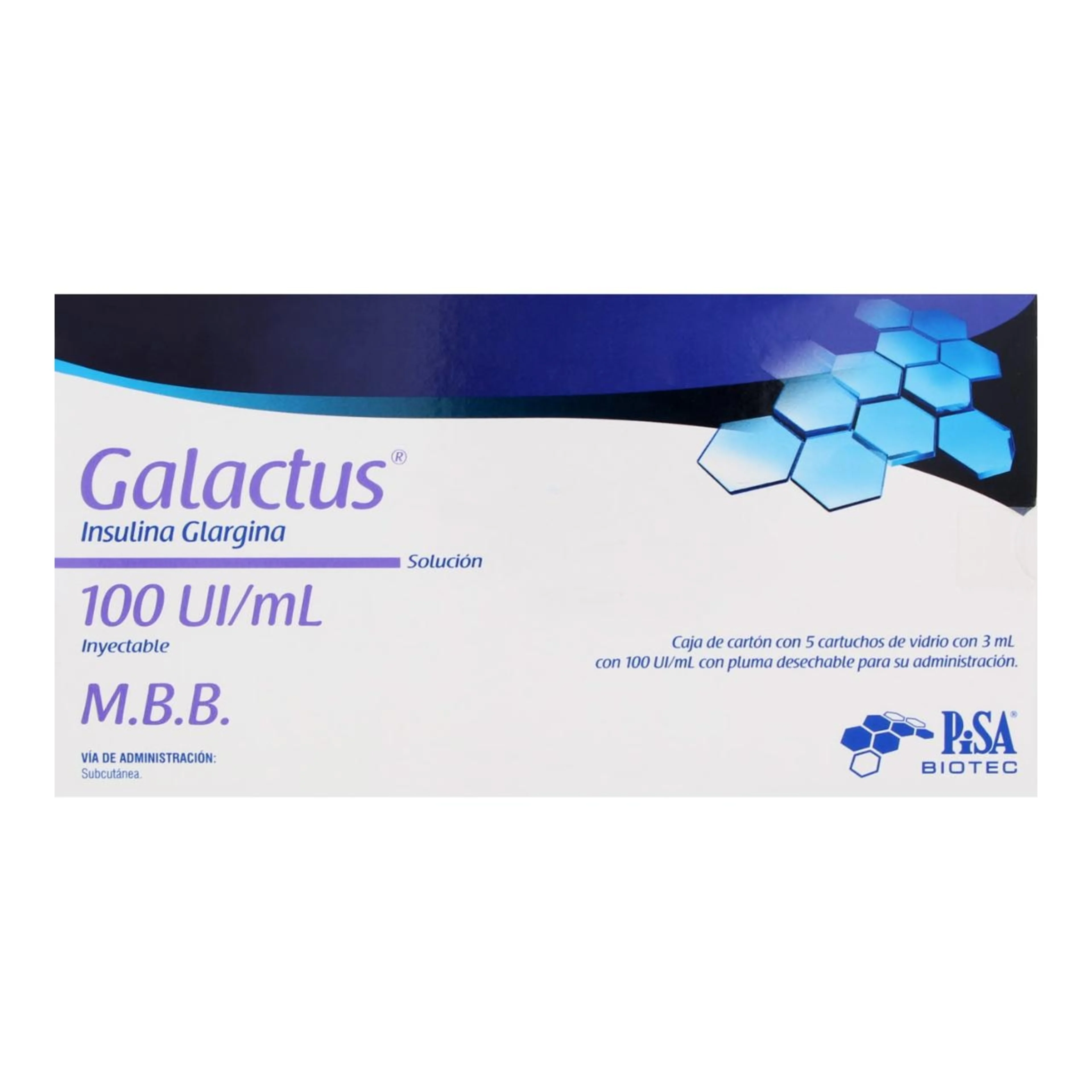 Galactus 100 Ui Con 5 Cartuchos Y Pluma Desechable