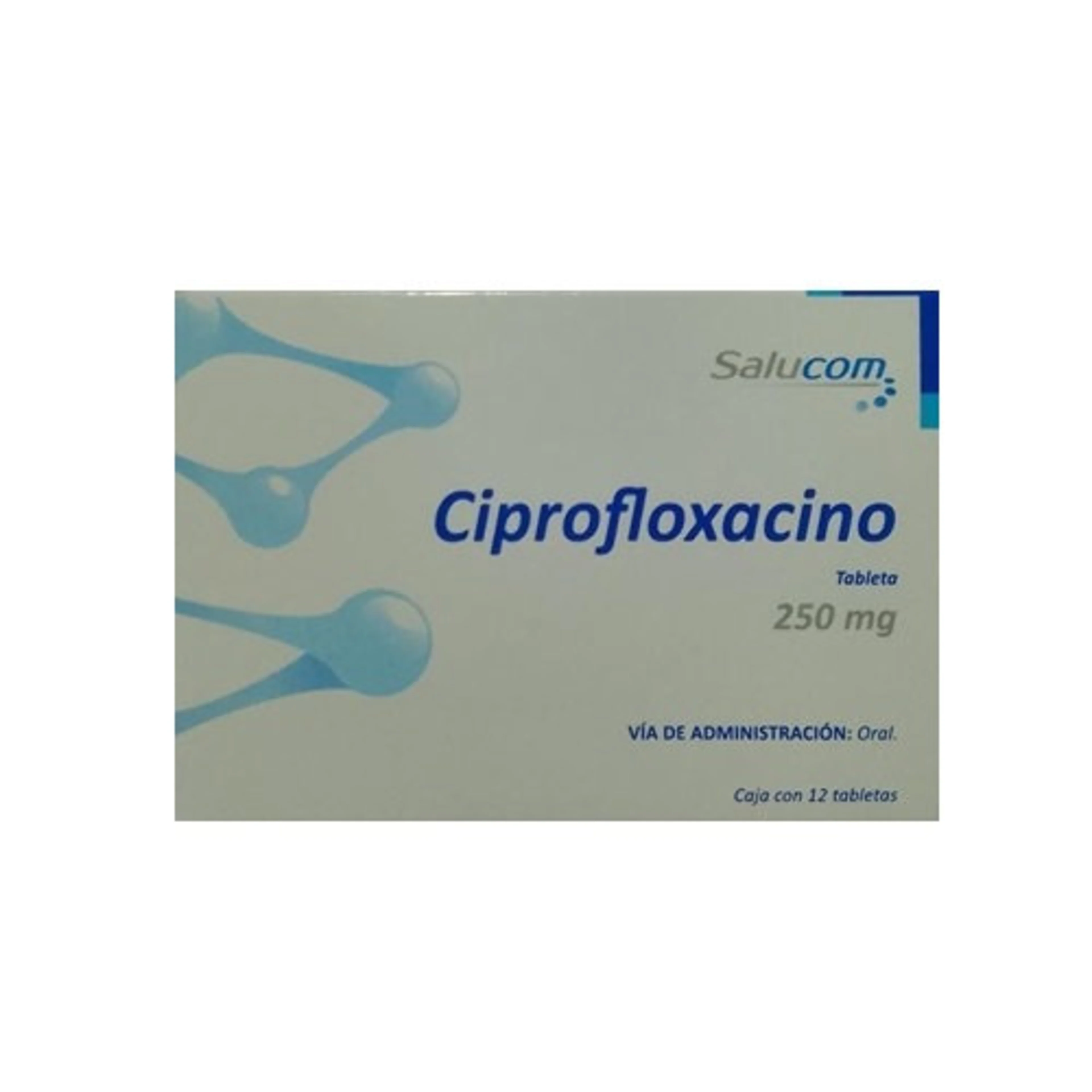 Ciprofloxacino 250 Mg Con 12 Tabletas