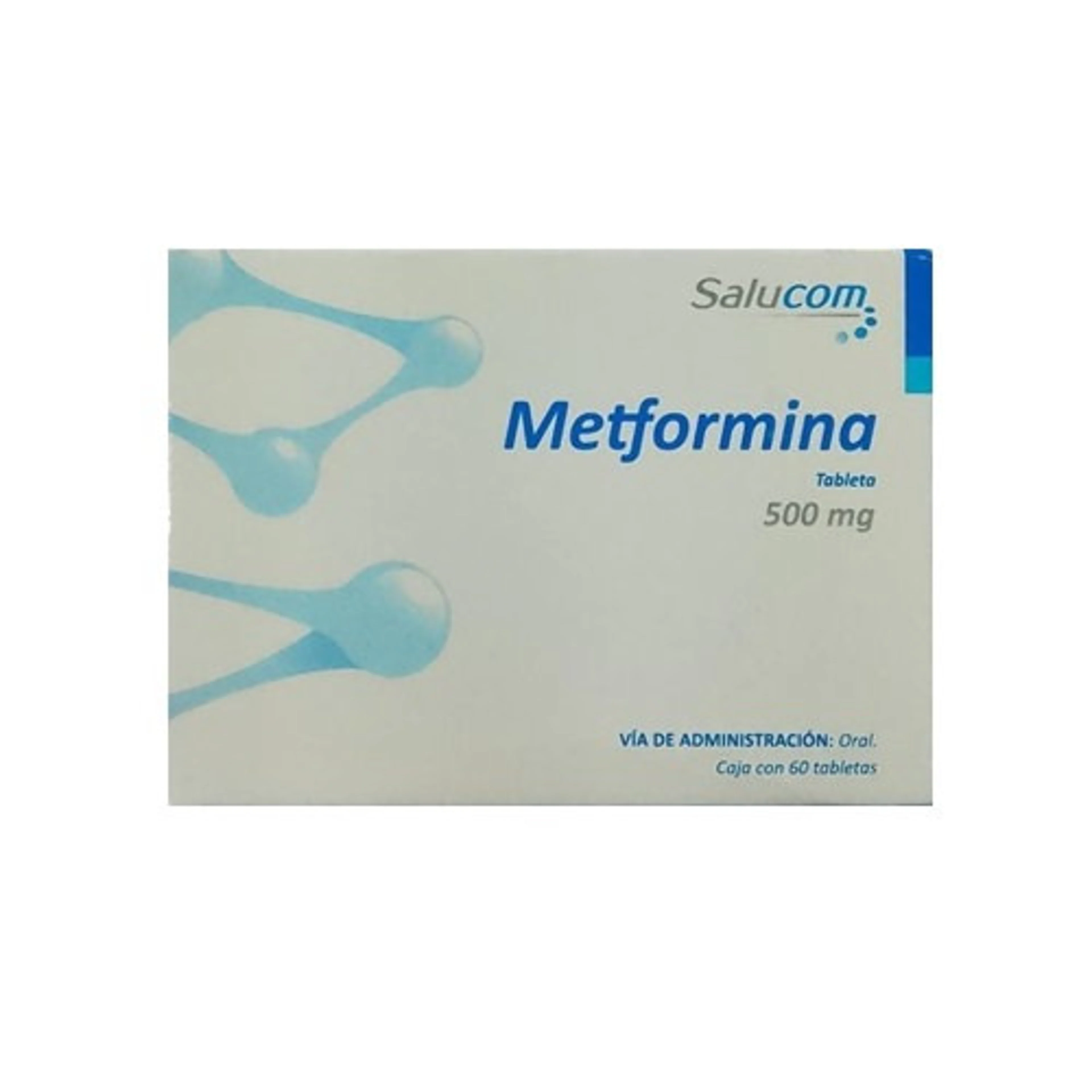 Metformina 500 Mg Con 60 Tabletas