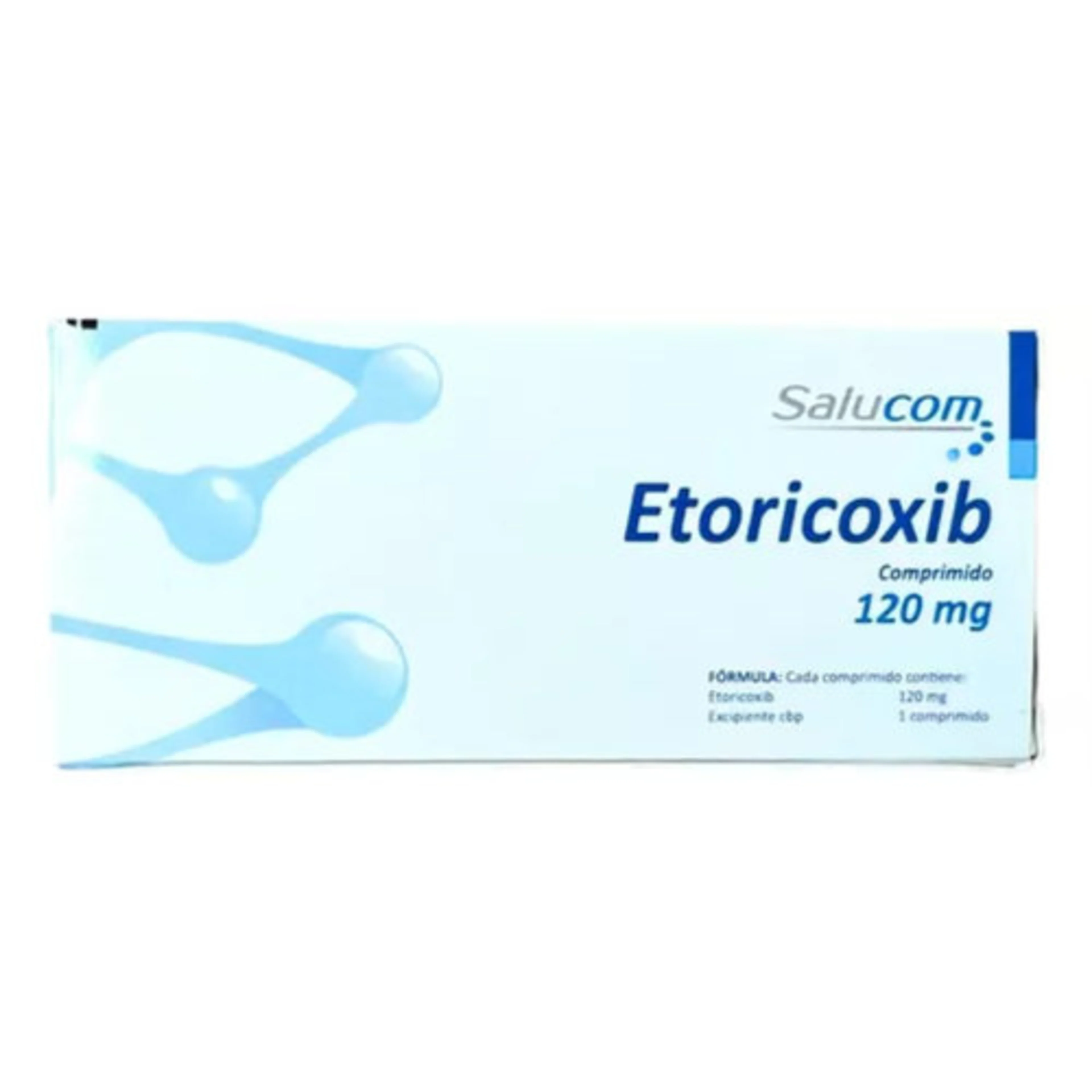 Etoricoxib 120 Mg Con 7 Comprimidos