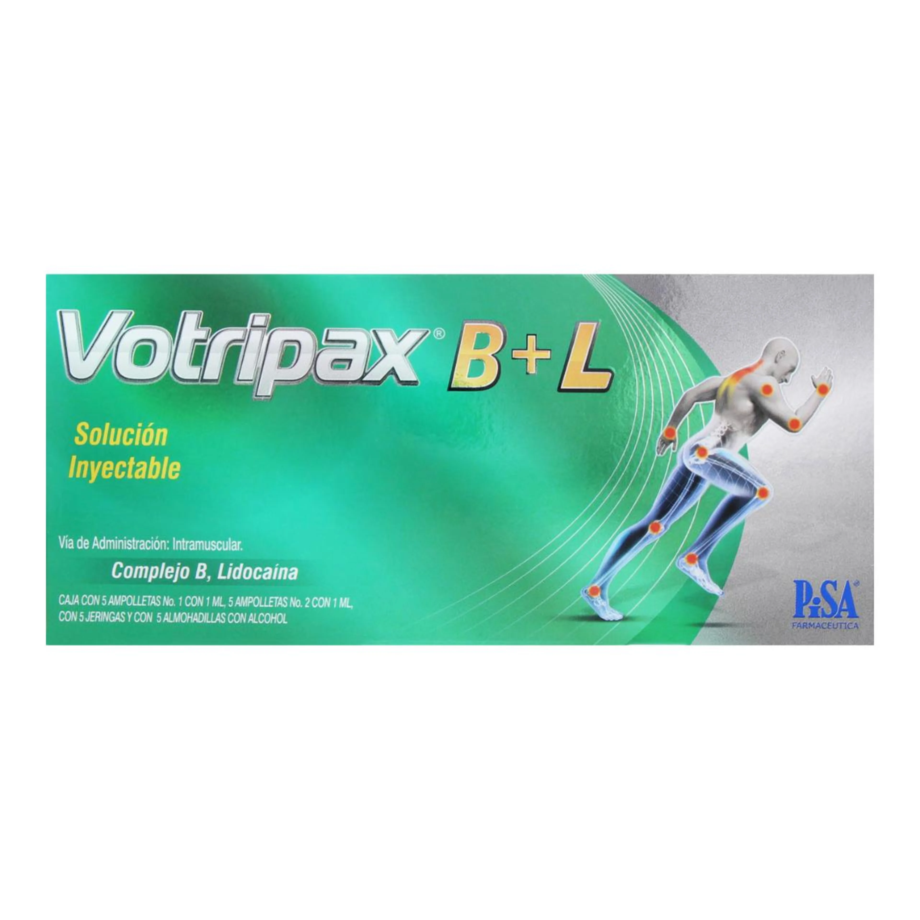 Votripax B+L Con 5 Ampolletas De 1 Ml Solución Inyectable
