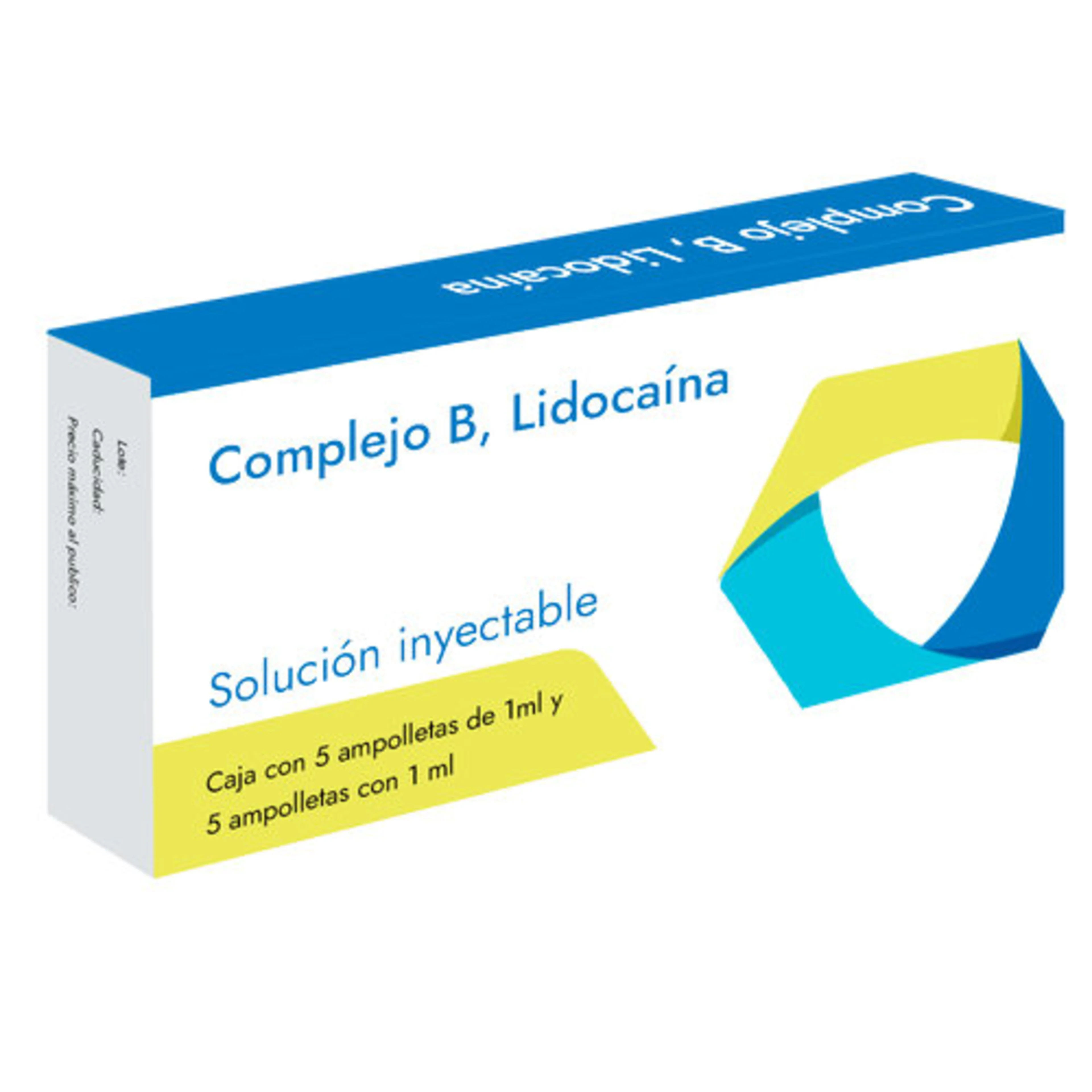 Complejo B Lidocaína Con 5 Ampolletas
