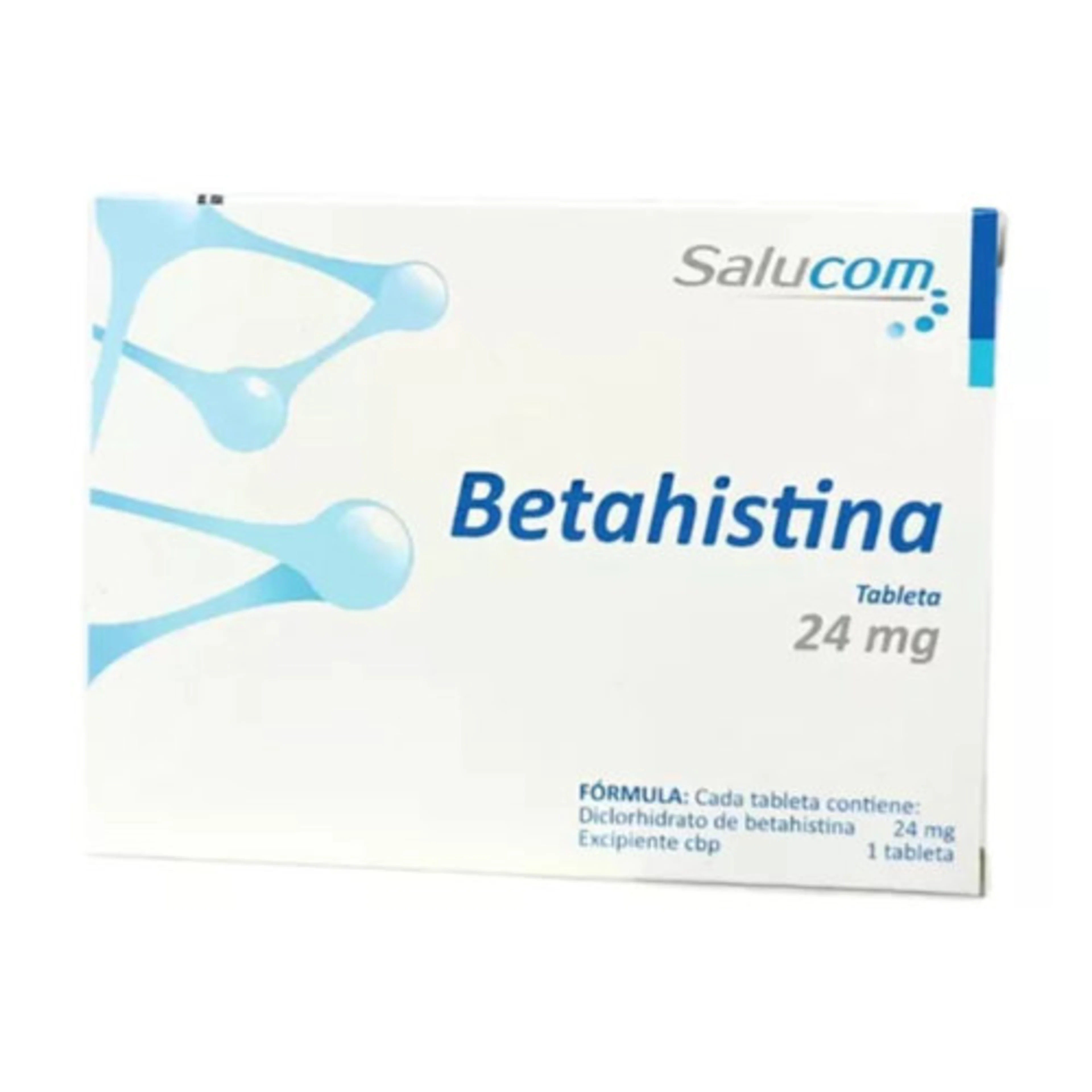 Betahistina 24 Mg Con 30 Tabletas