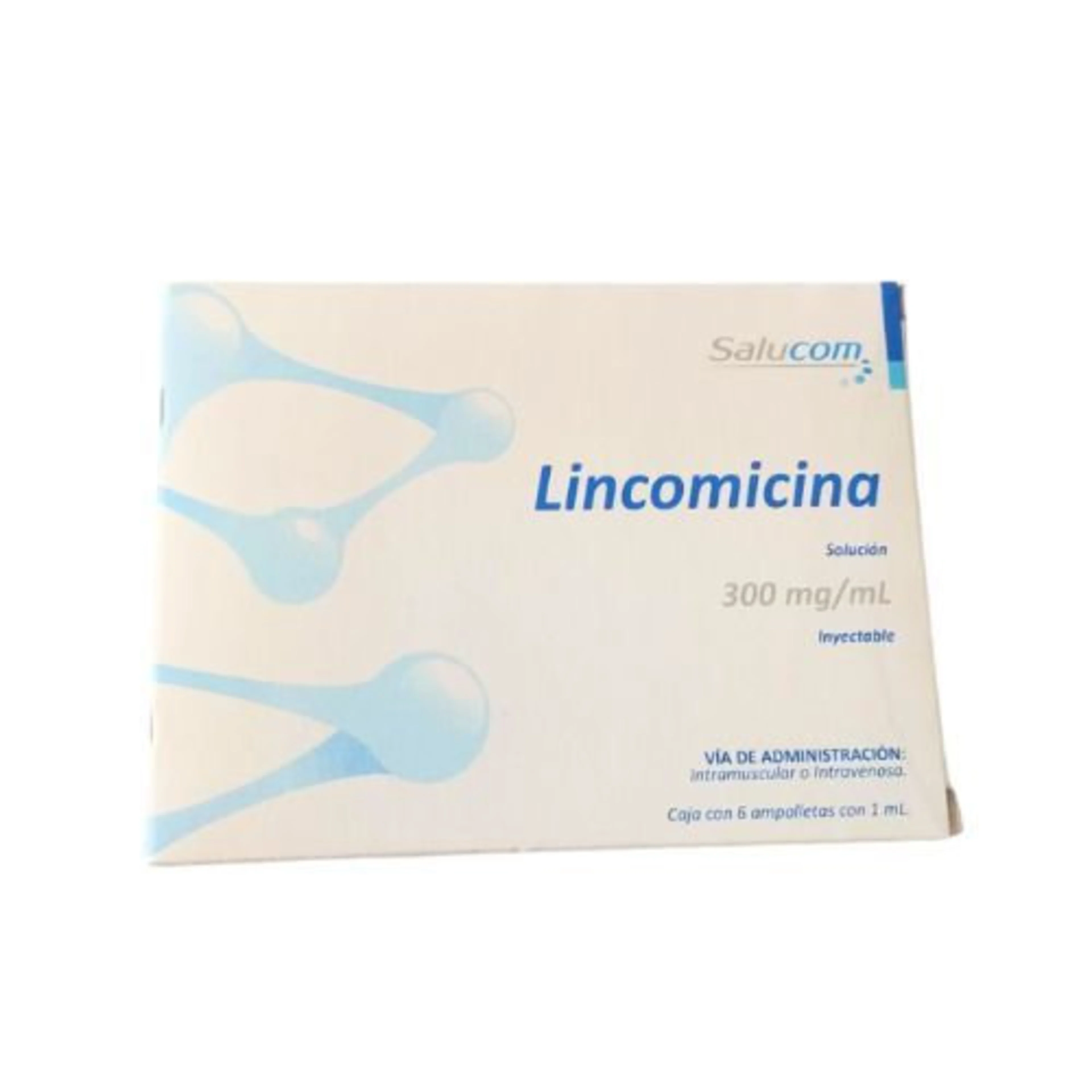 Lincomicina 300 Mg/1 Ml Con 6 Ampolletas