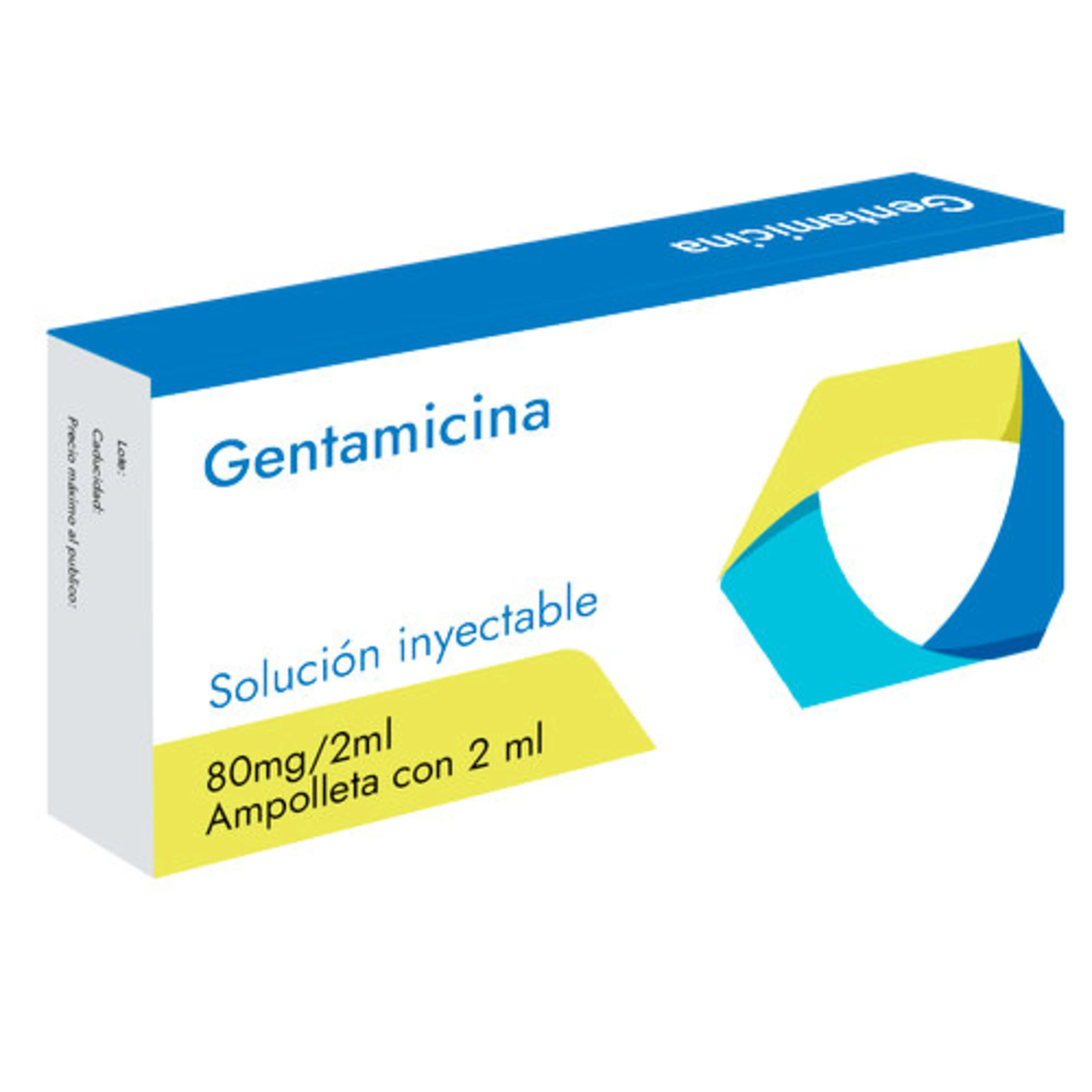 Gentamicina 80 Mg Con 1 Ampolleta De 2 Ml