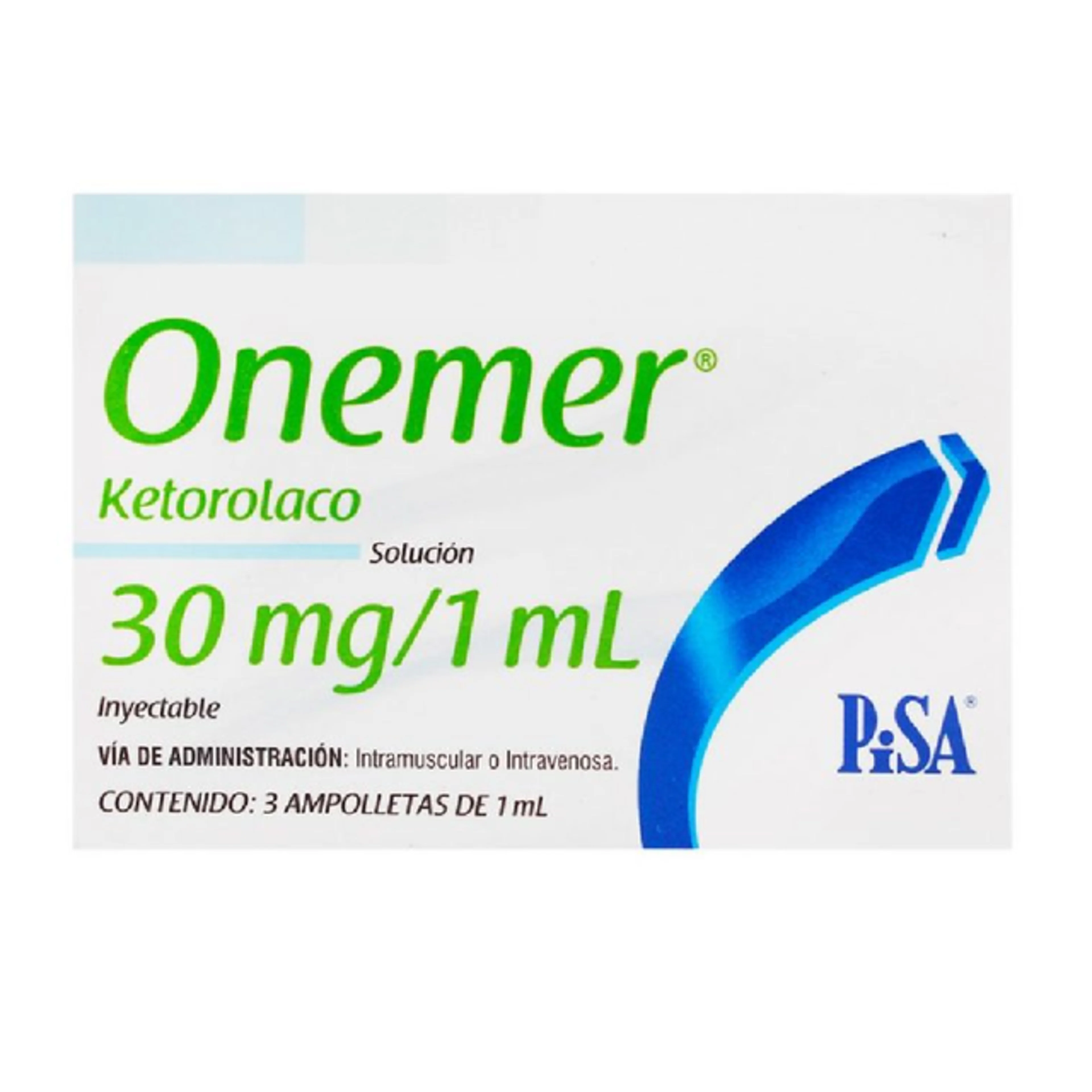 Onemer 30 Mg Con 3 Ampolletas