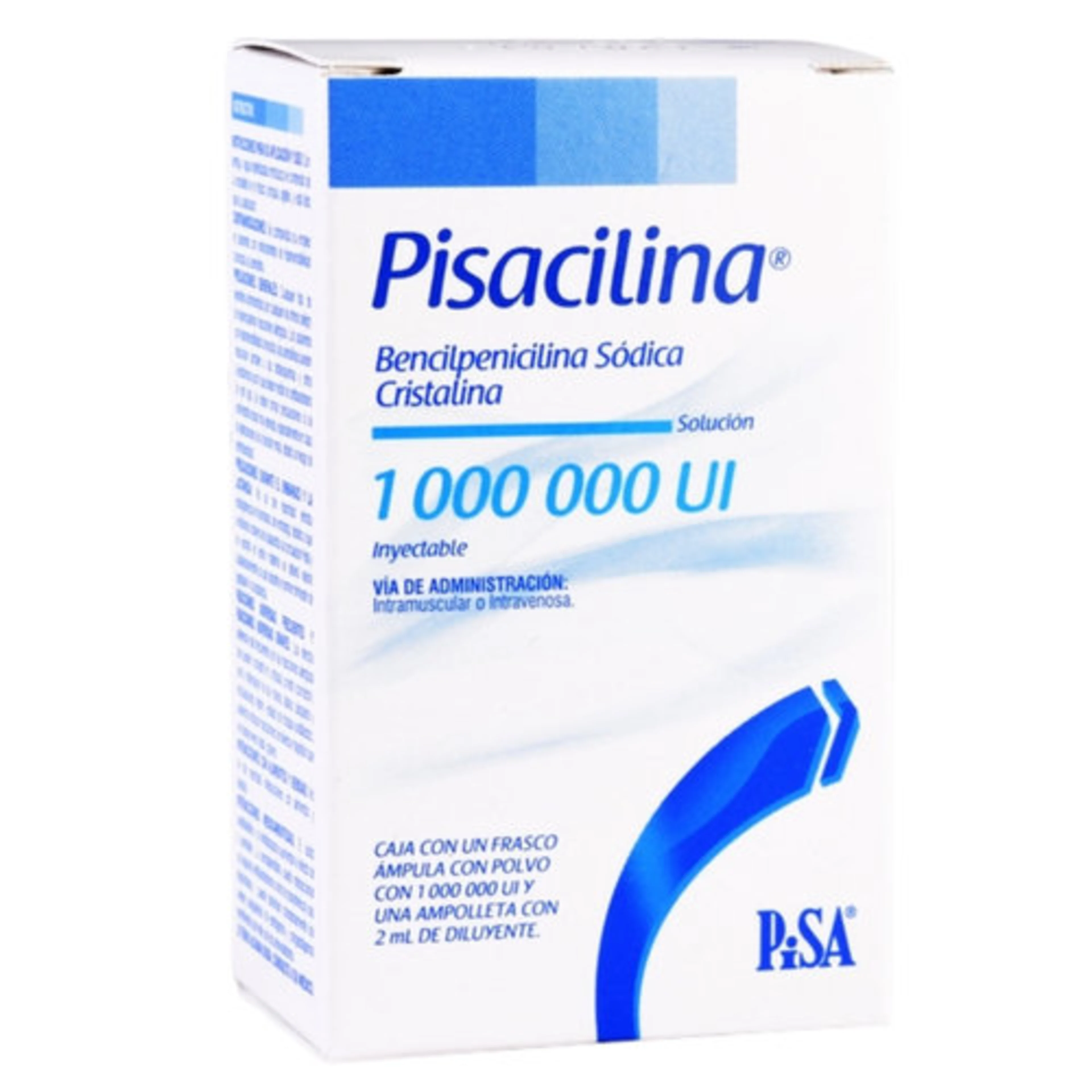 Pisacilina Bencilpenicilina 1000000 Ui Con 1 Ampolleta